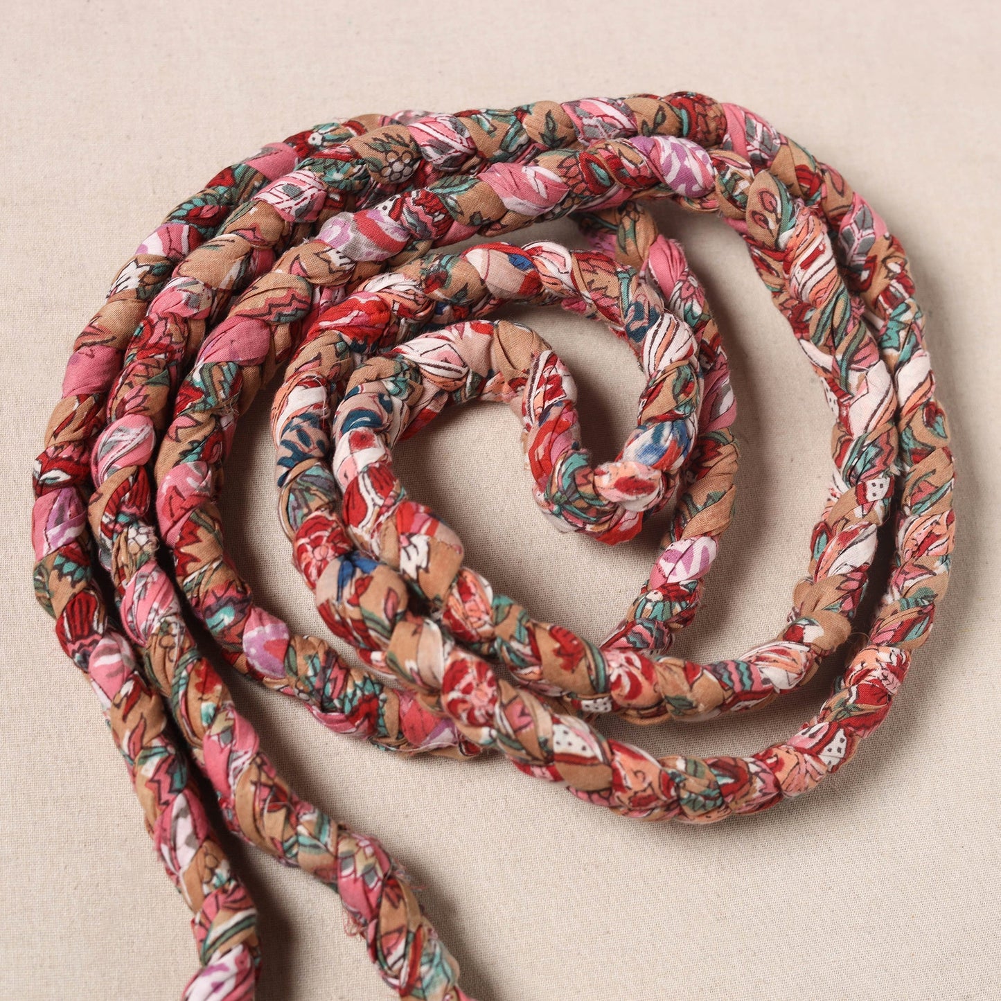 Handmade Upcycled Fabric Skipping Rope