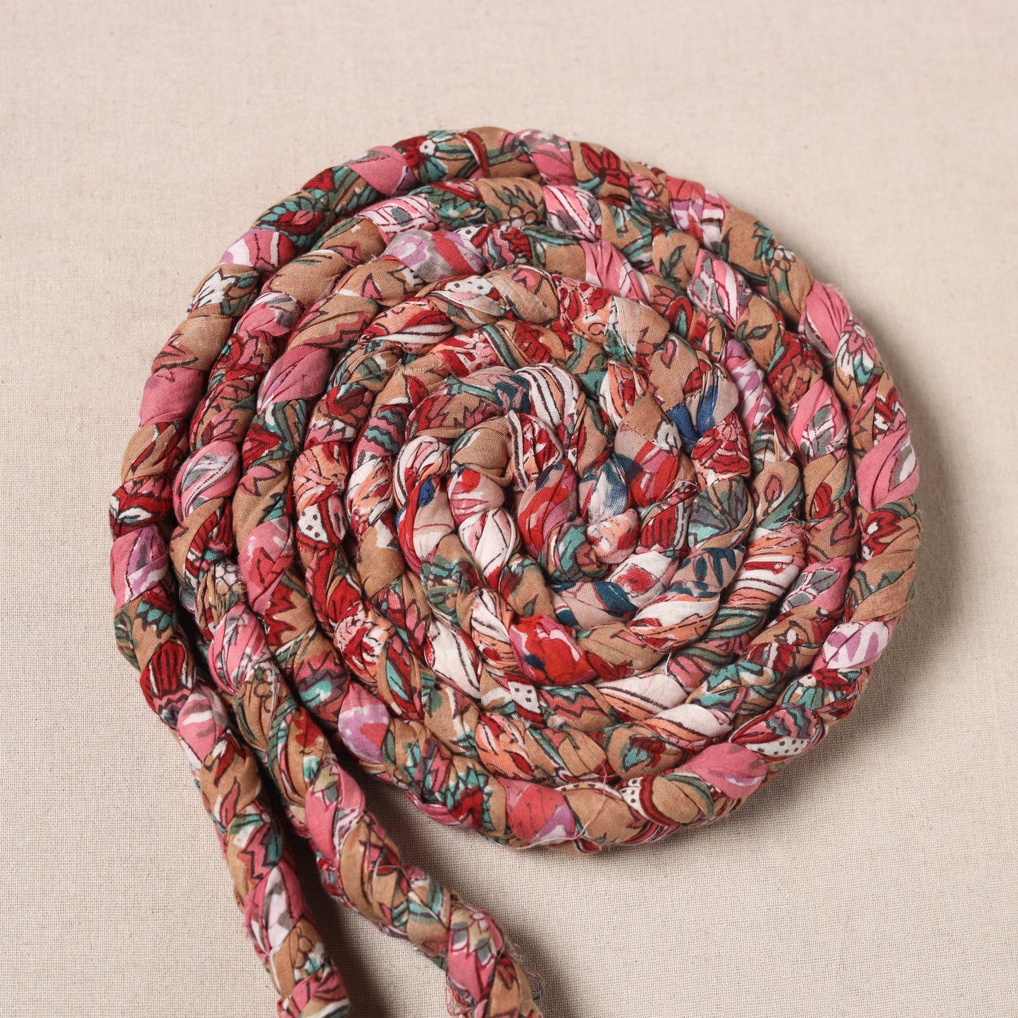 Handmade Upcycled Fabric Skipping Rope