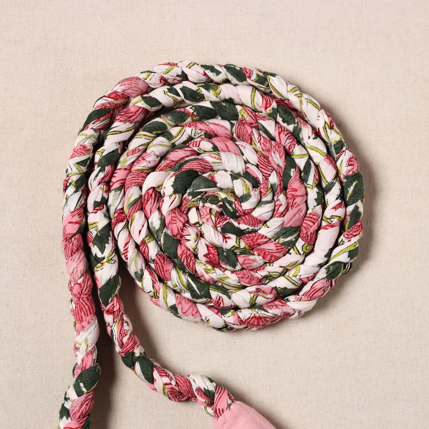Handmade Upcycled Fabric Skipping Rope