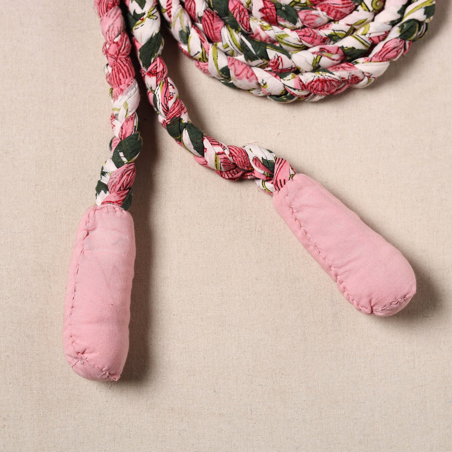 Handmade Upcycled Fabric Skipping Rope