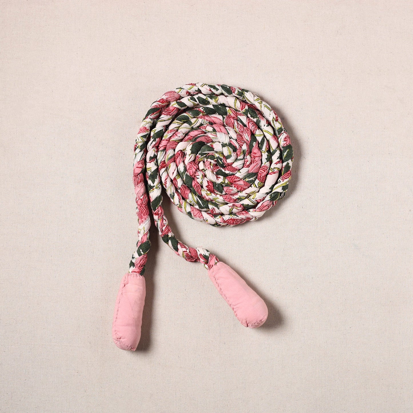 Handmade Upcycled Fabric Skipping Rope