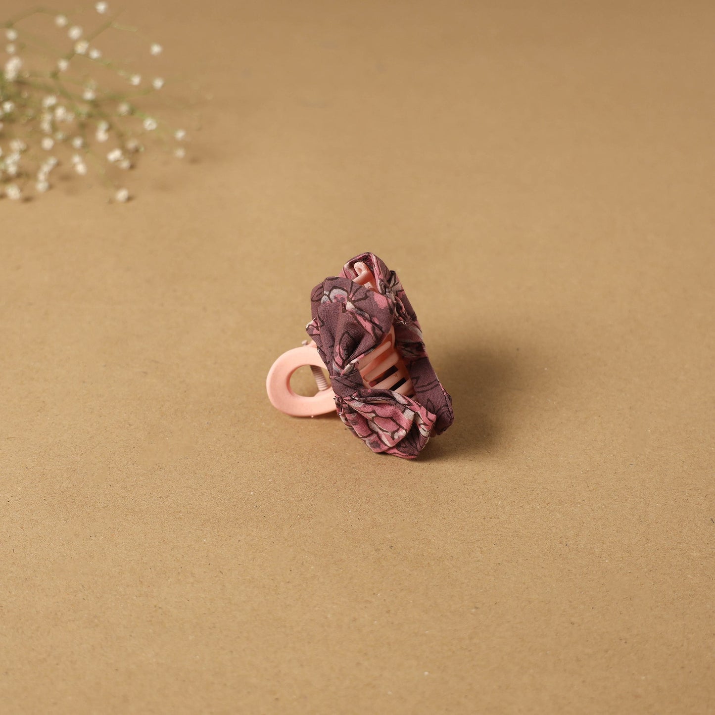 Pink - handmade women’s bow hair claw clip 63 - handcrafted