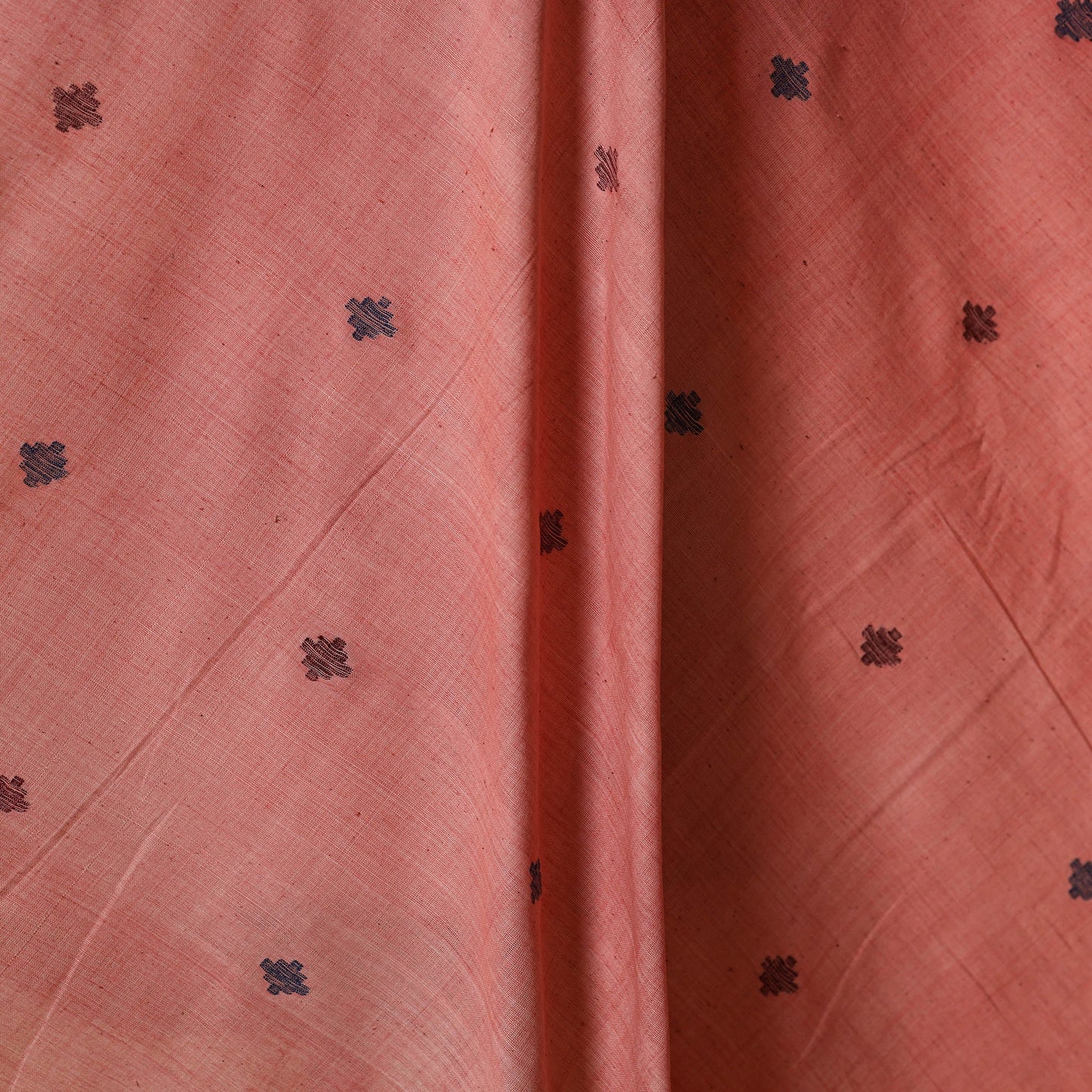 Pink - handspun handloom natural dyed cotton buti