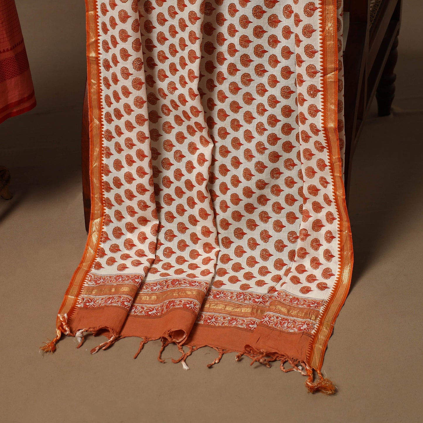 Jacquard cotton 2pc unstitched dress material
