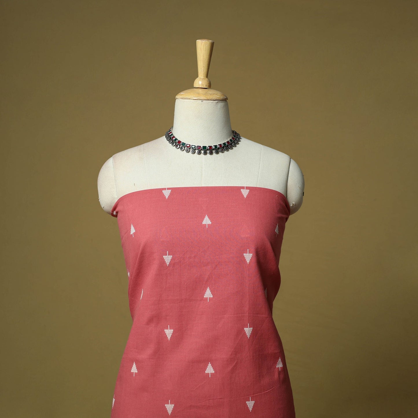 Jacquard cotton 3pc unstitched dress material 20