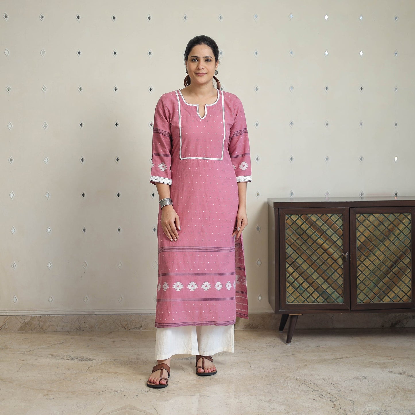 Buy Elegant Jacquard Kurta for Women Online in India