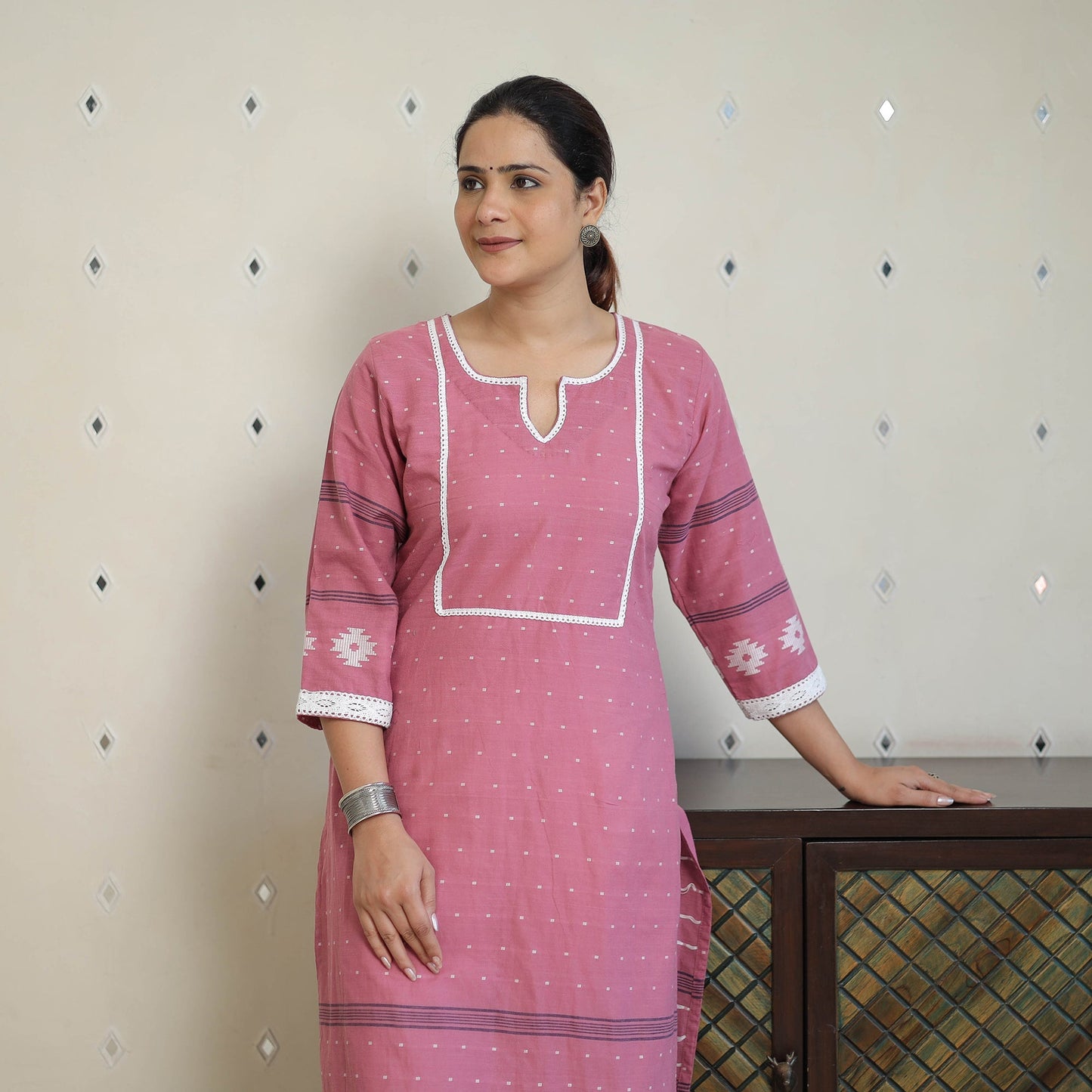 Buy Elegant Jacquard Kurta for Women Online in India