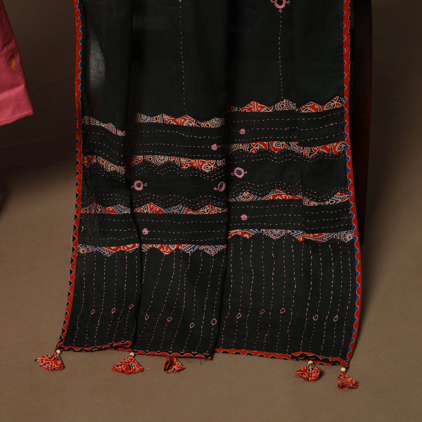 Jacquard weave cotton 2pc unstitched dress material