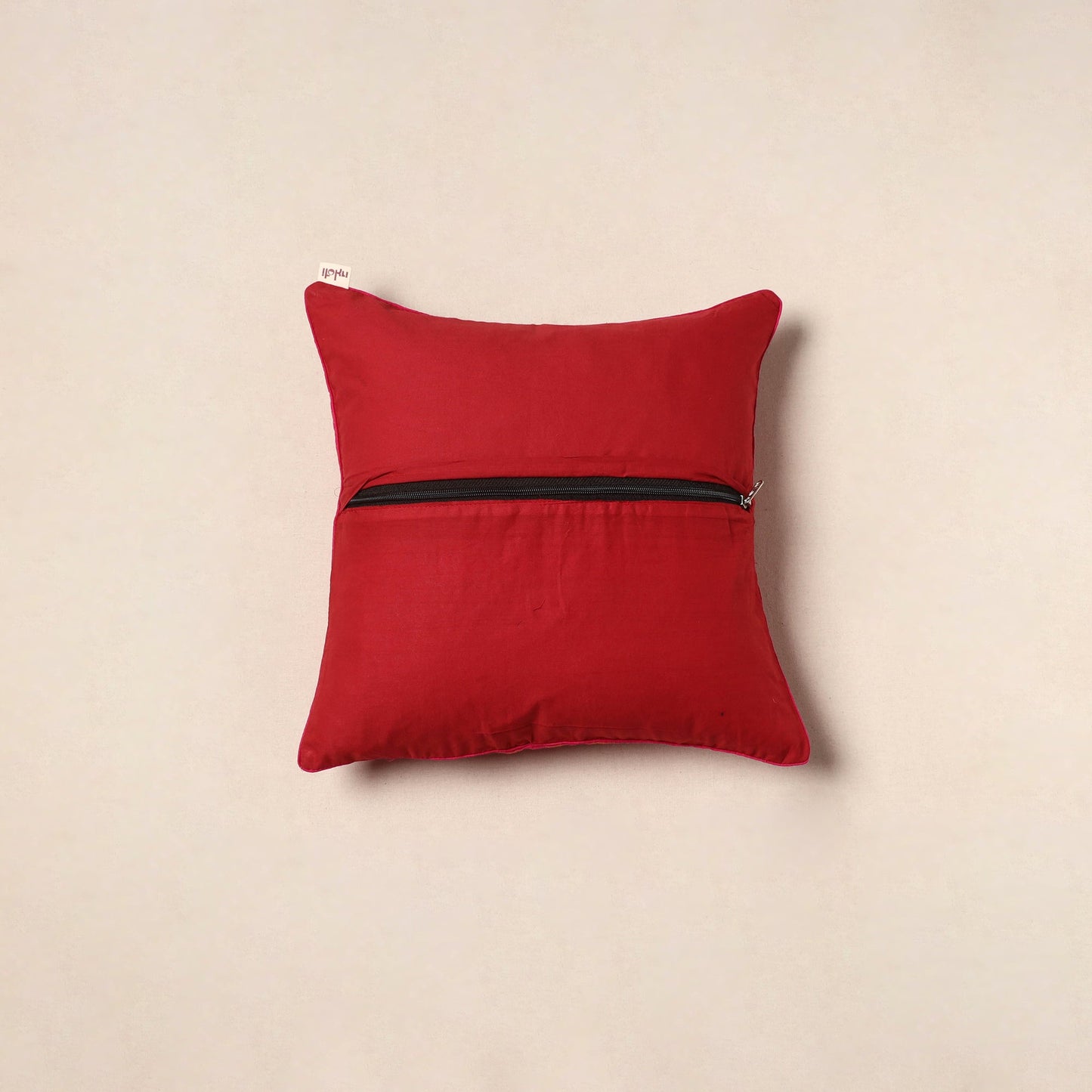 Jacquard weave cotton cushion cover 55 - handcrafted