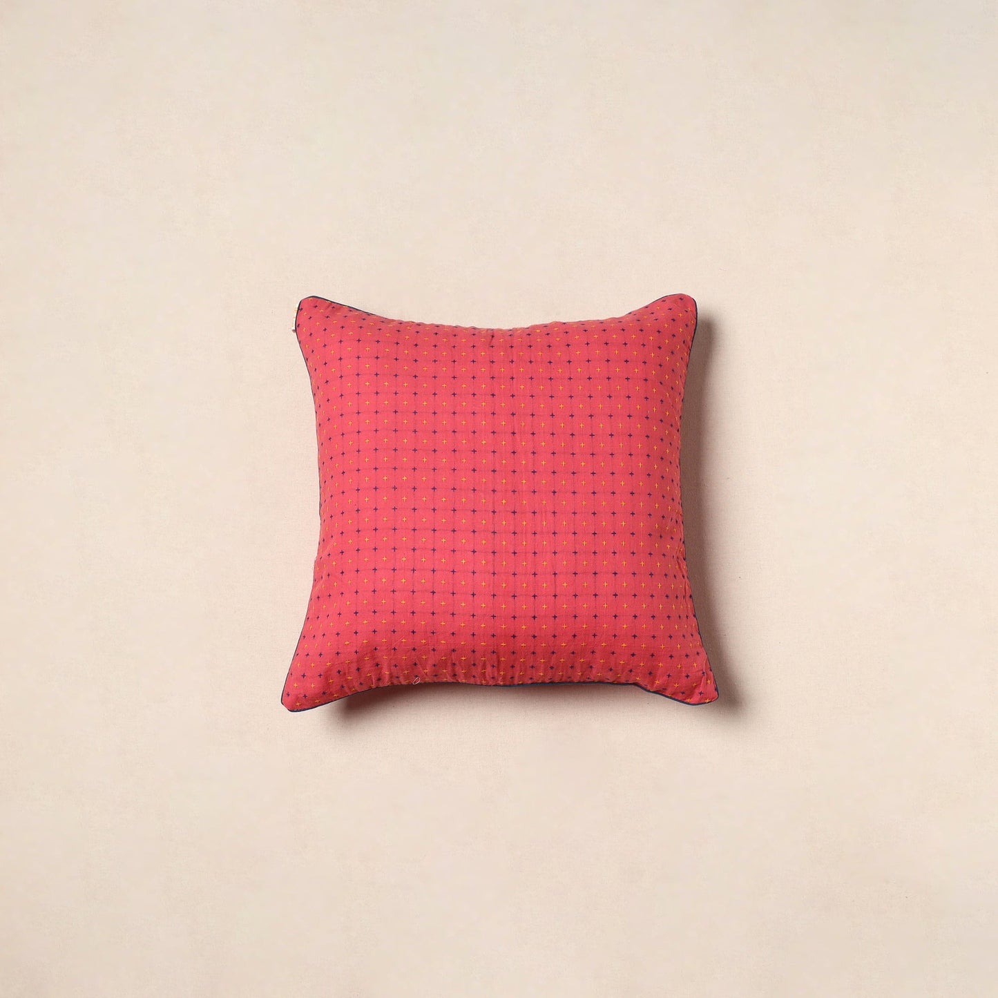 Jacquard weave cotton cushion cover 56 - handcrafted