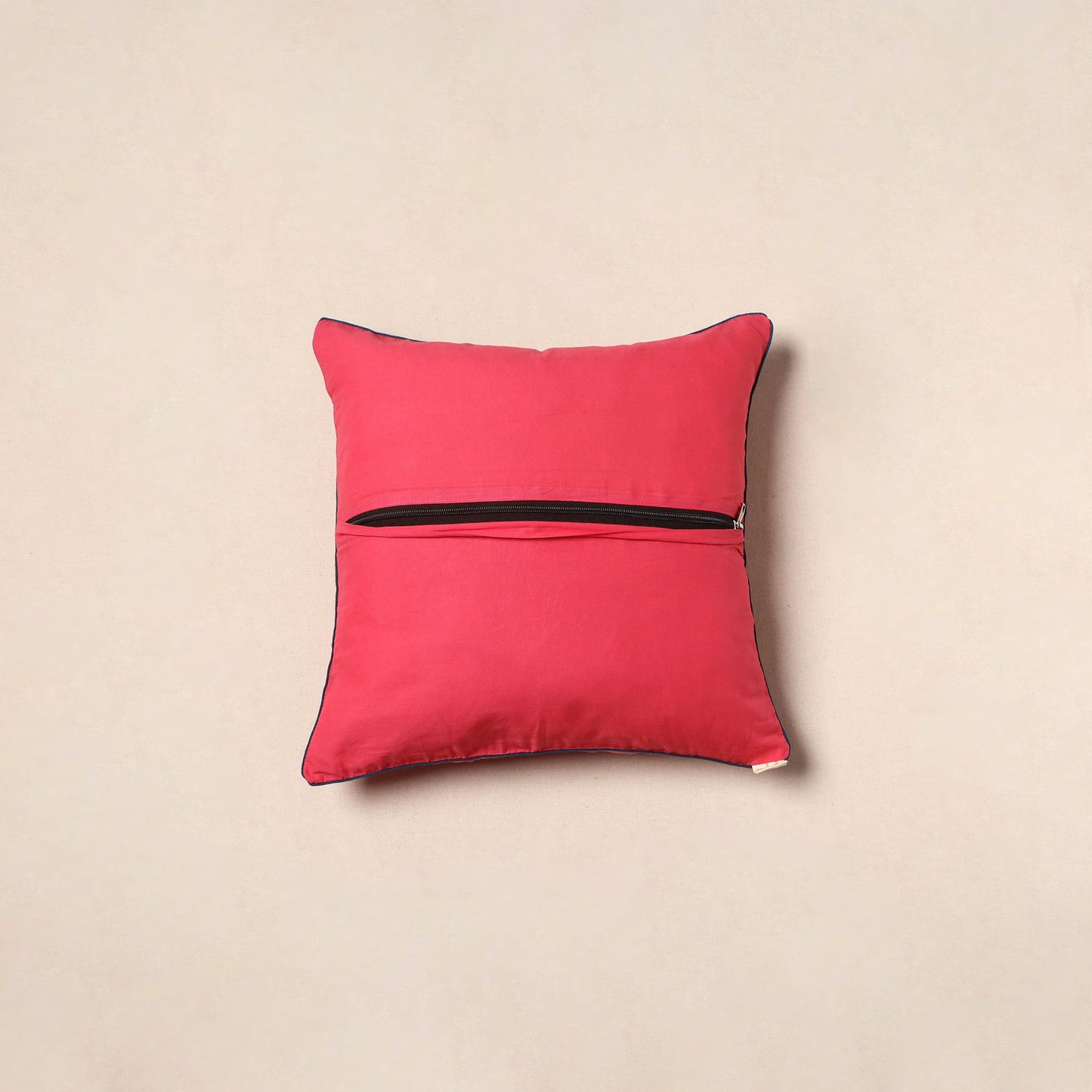 Jacquard weave cotton cushion cover 56 - handcrafted