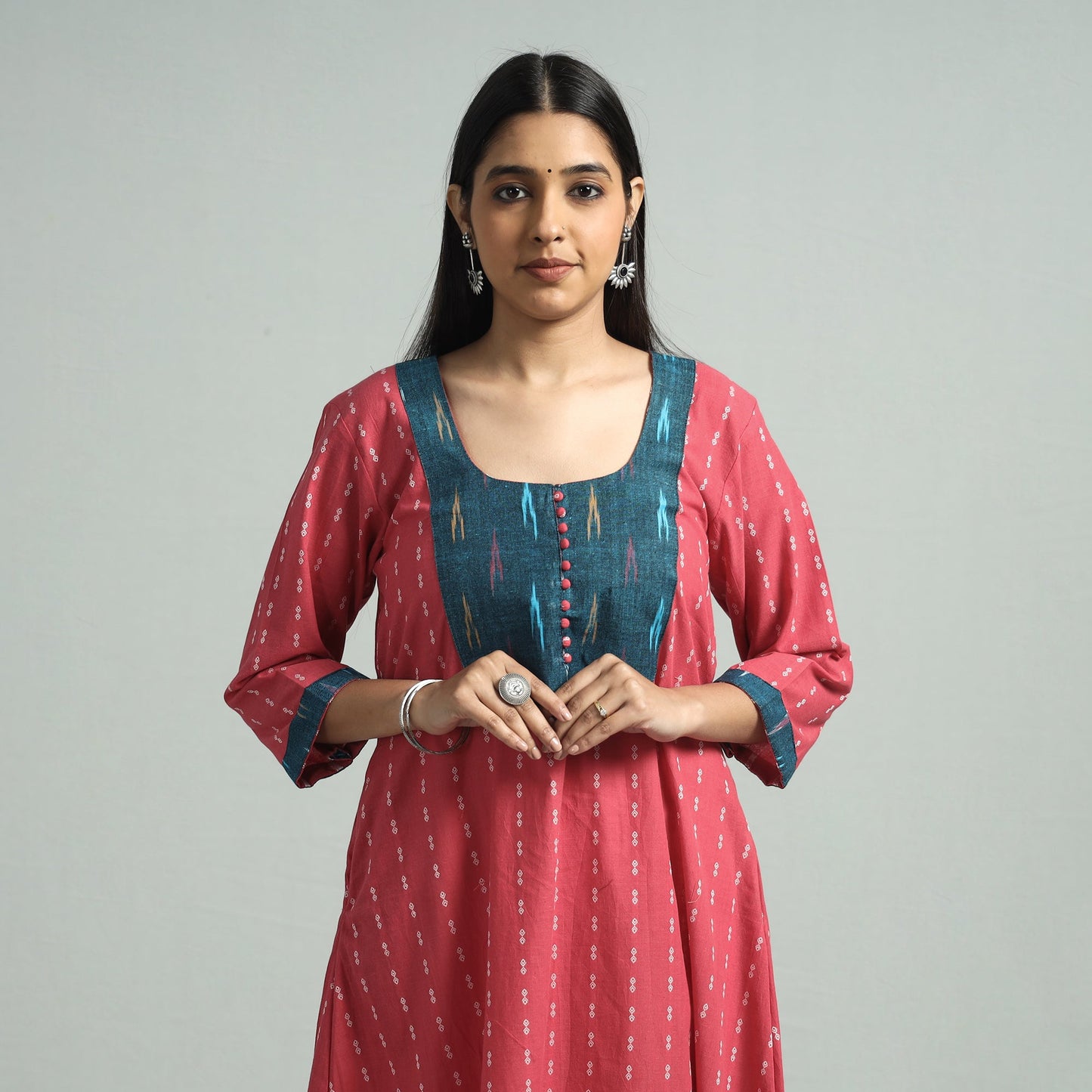 Jacquard kurta