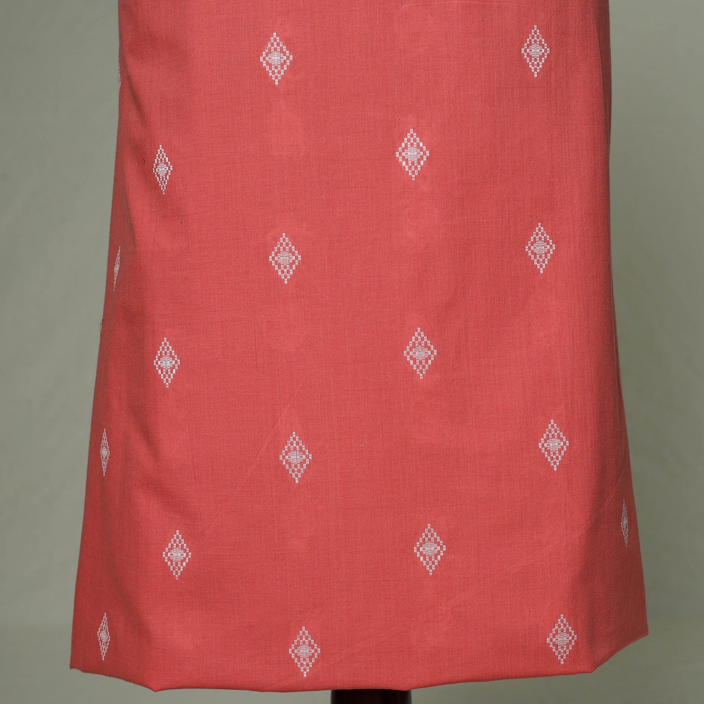 Jacquard weave cotton patchwork unstitched kurta material