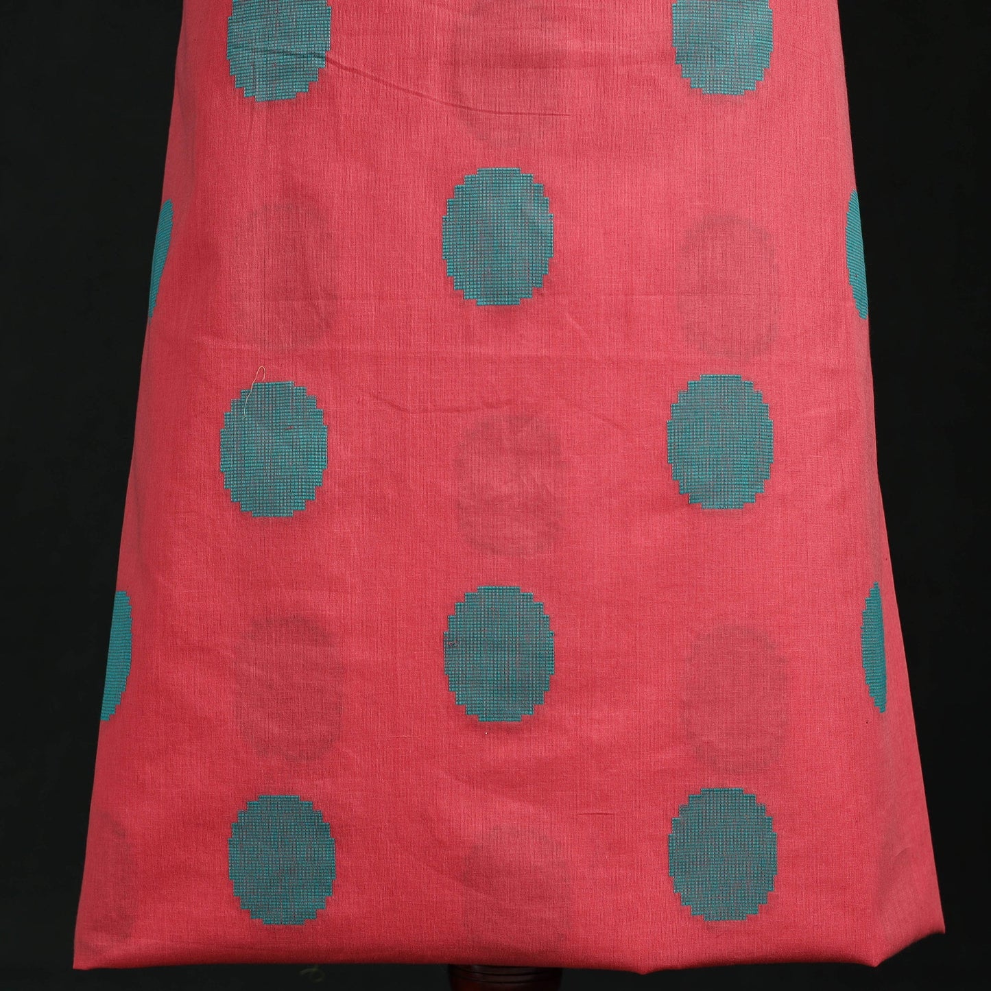 Jacquard weave cotton patchwork unstitched kurta material