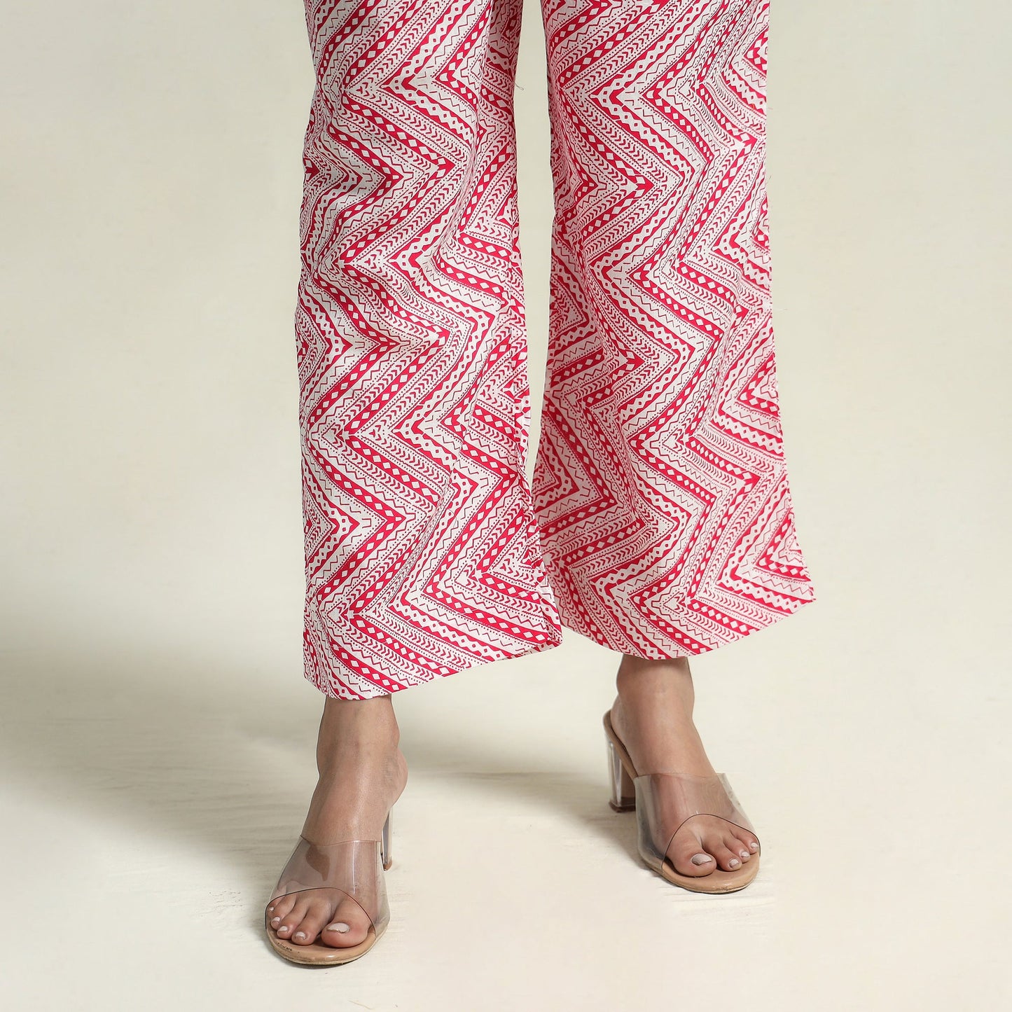 Buy Jaipur Printed Cotton Kurta with Palazzo & Dupatta Set Online at iTokri.com