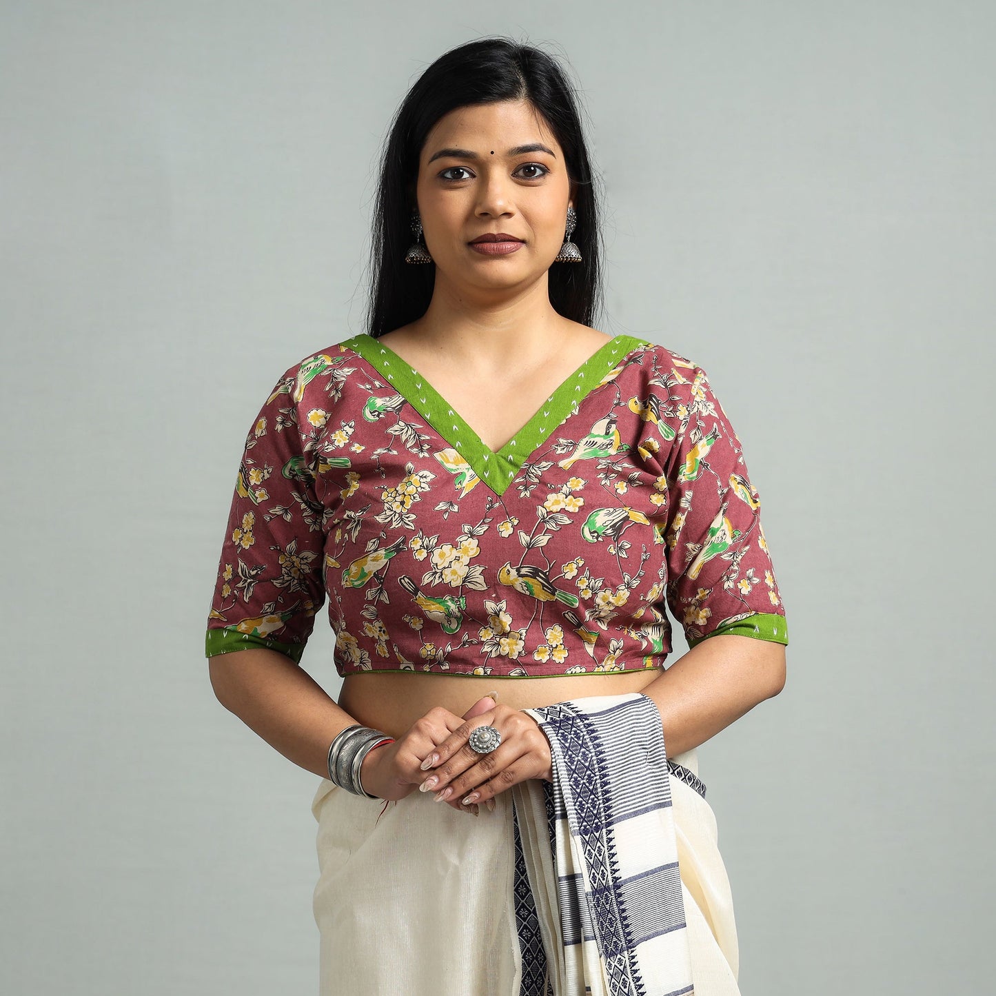 Kalamkari Stitched Blouse
