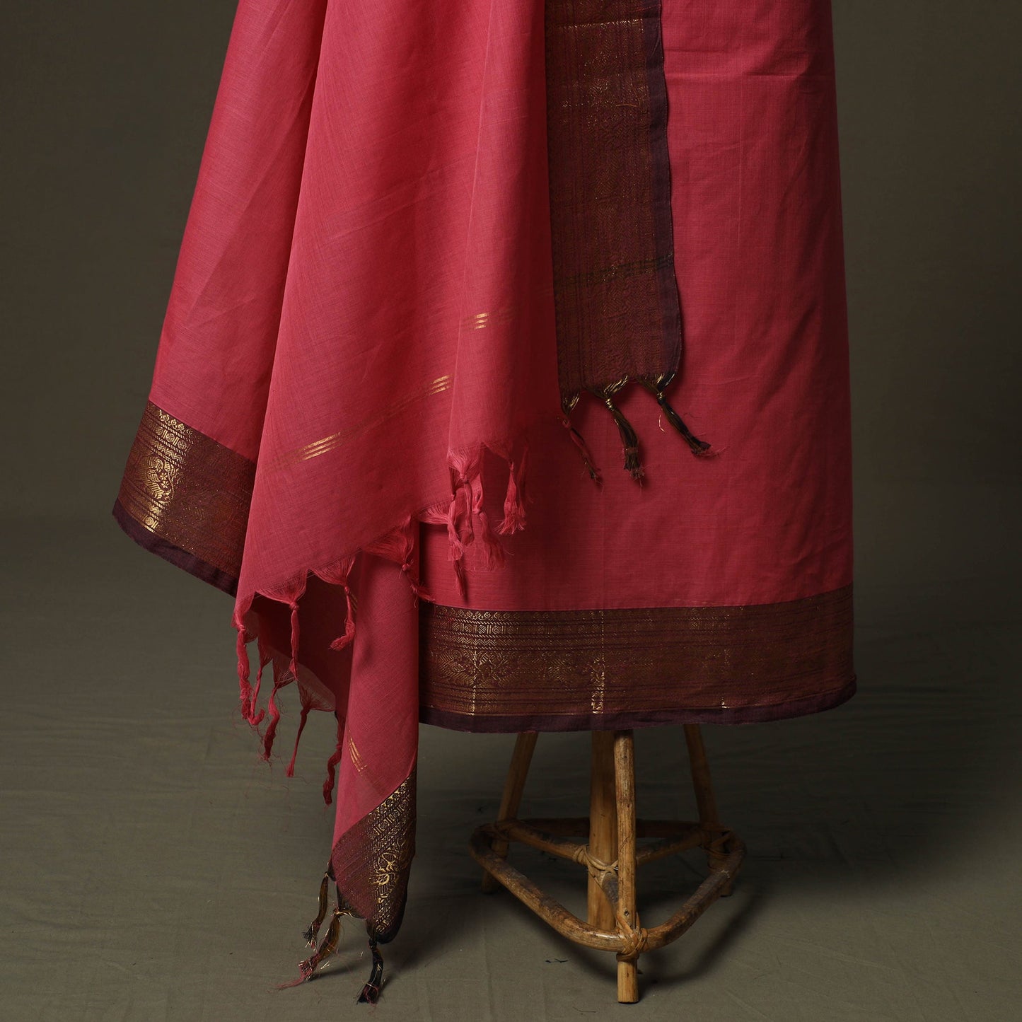 Kandangi chettinad cotton 2pc unstitched dress material 15