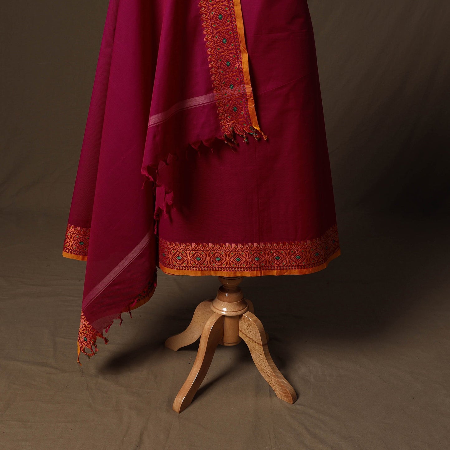 Kandangi chettinad cotton 2pc unstitched dress material 43