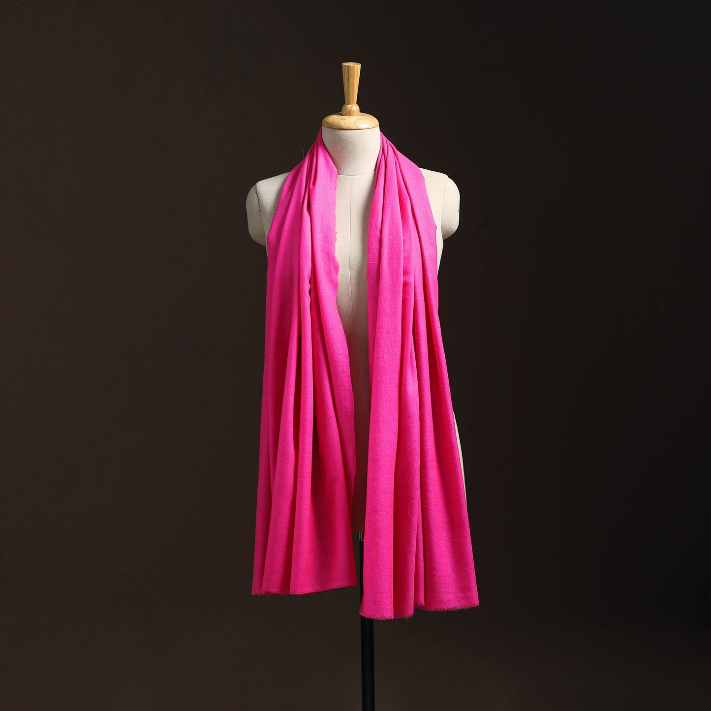 Pink - kashmiri pashmina handspun handwoven pure woolen