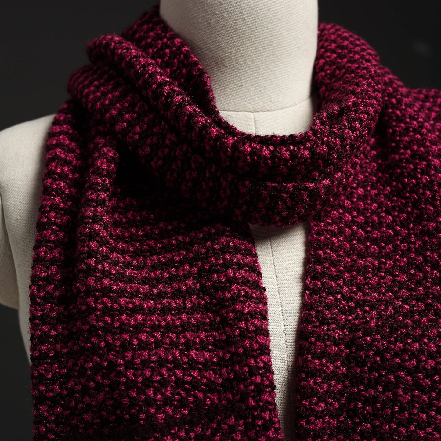 Kumaun Hand Knitted Woolen Muffler for Men & Women Online in India