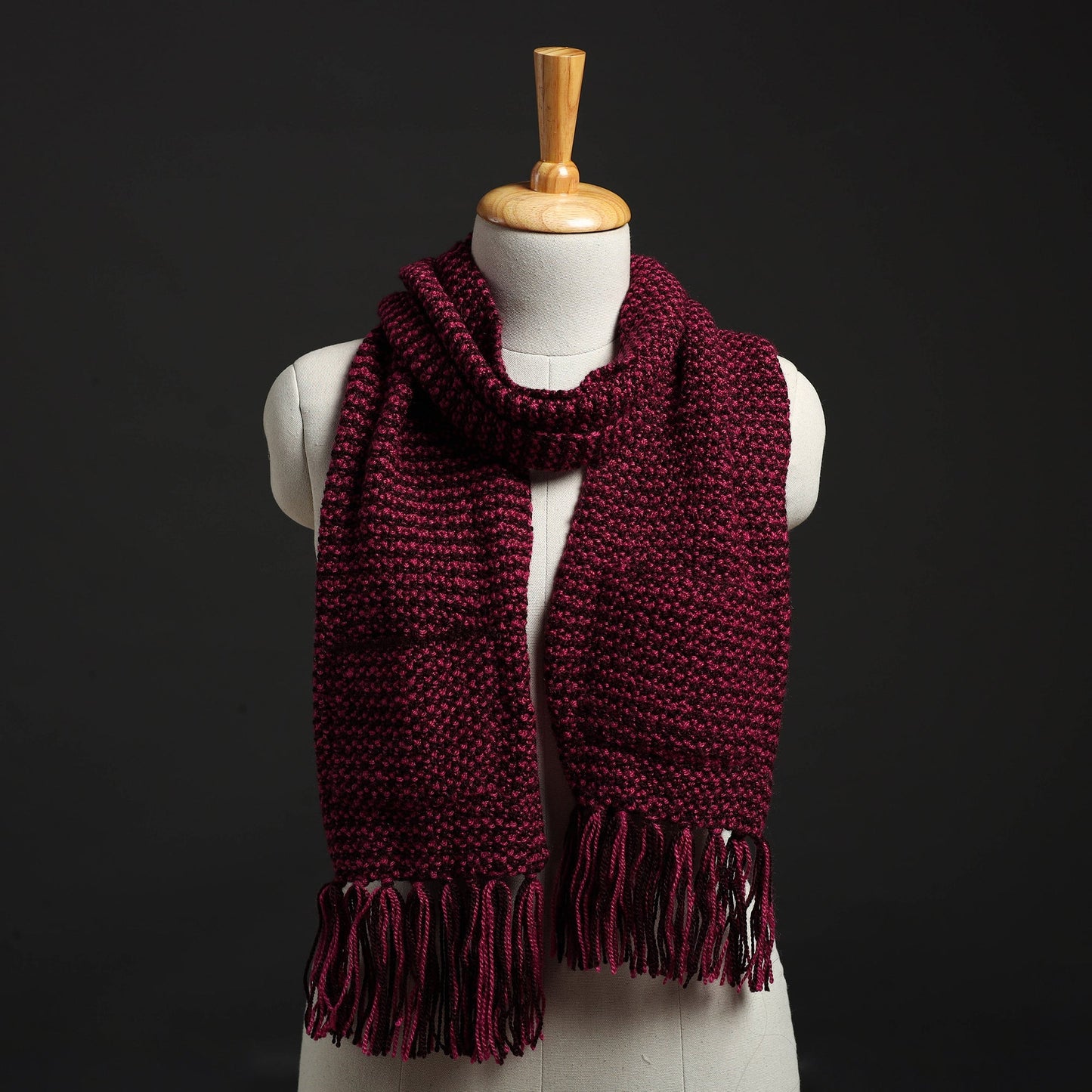 Kumaun Hand Knitted Woolen Muffler for Men & Women Online in India