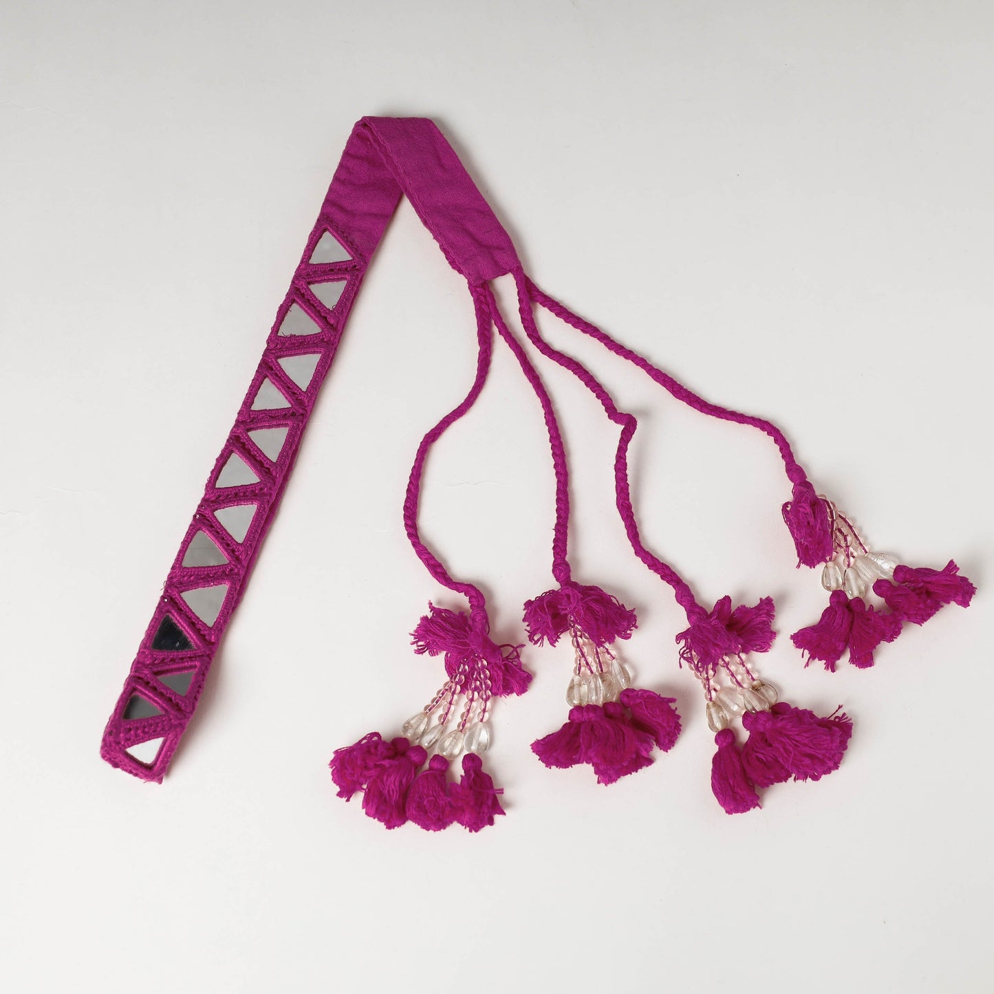 Mirror Work Kutch Embroidery Fabric Belt