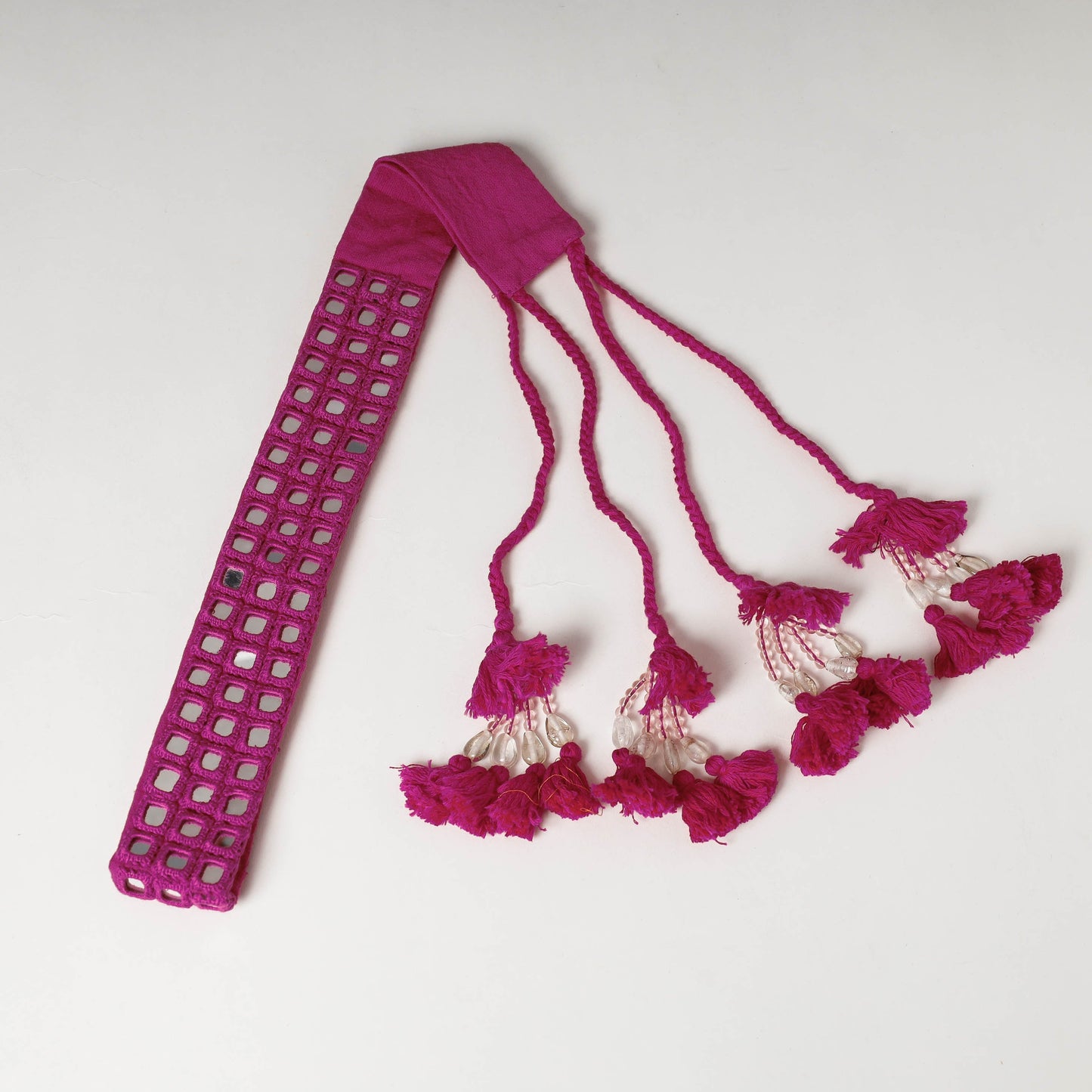 Mirror Work Kutch Embroidery Fabric Belt