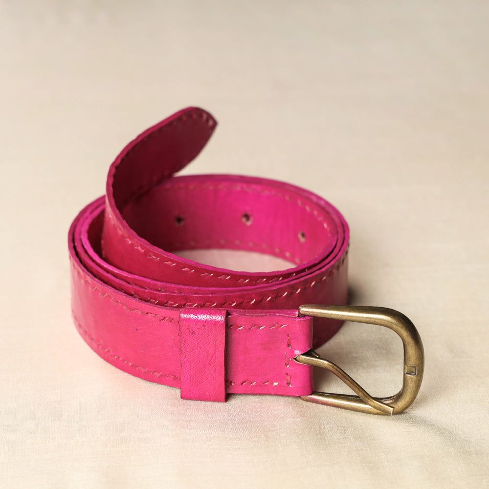 Mirror Work Kutch Embroidery Pure Leather Belt