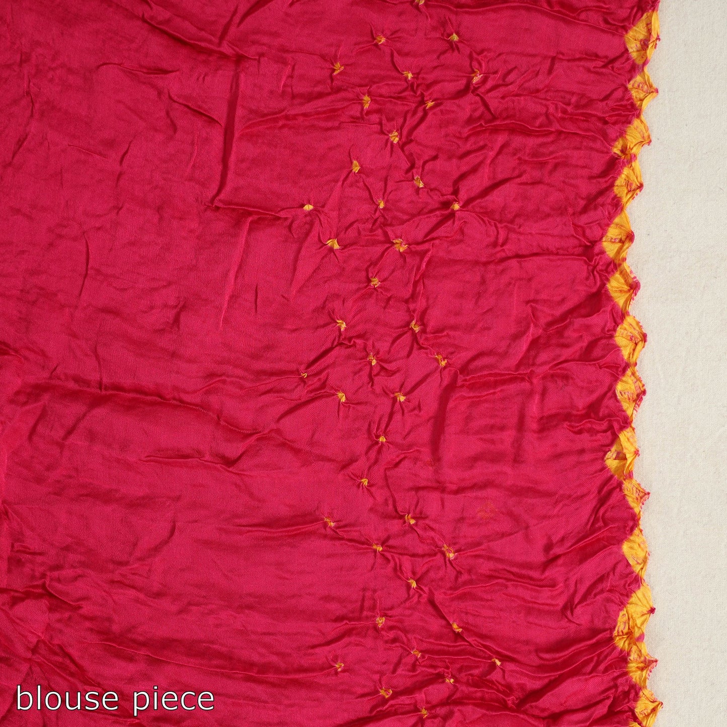 Pink Kutch Tie-Dye Bandhani Saree