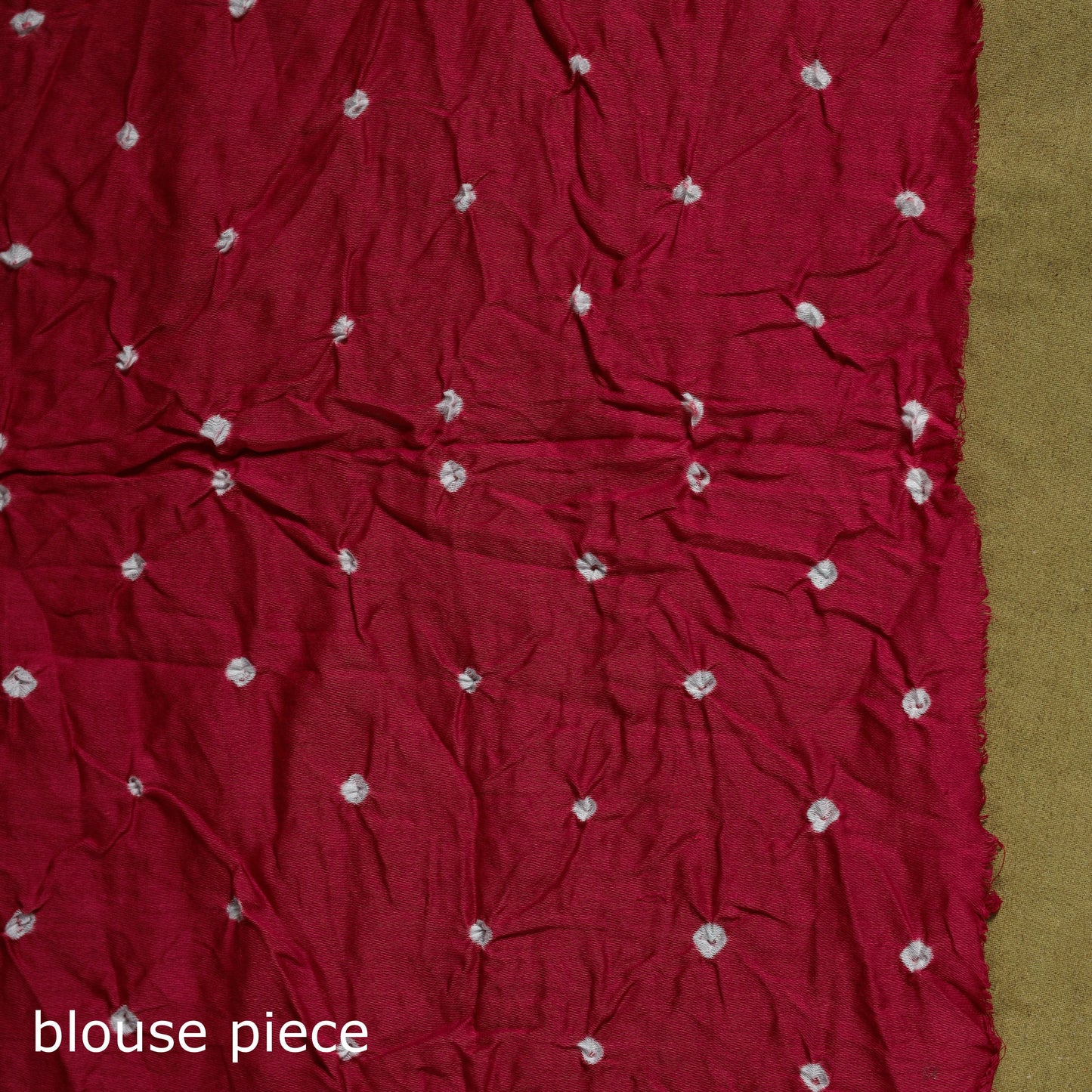 Kutch tie-dye pure cotton bandhani saree 09 - handcrafted