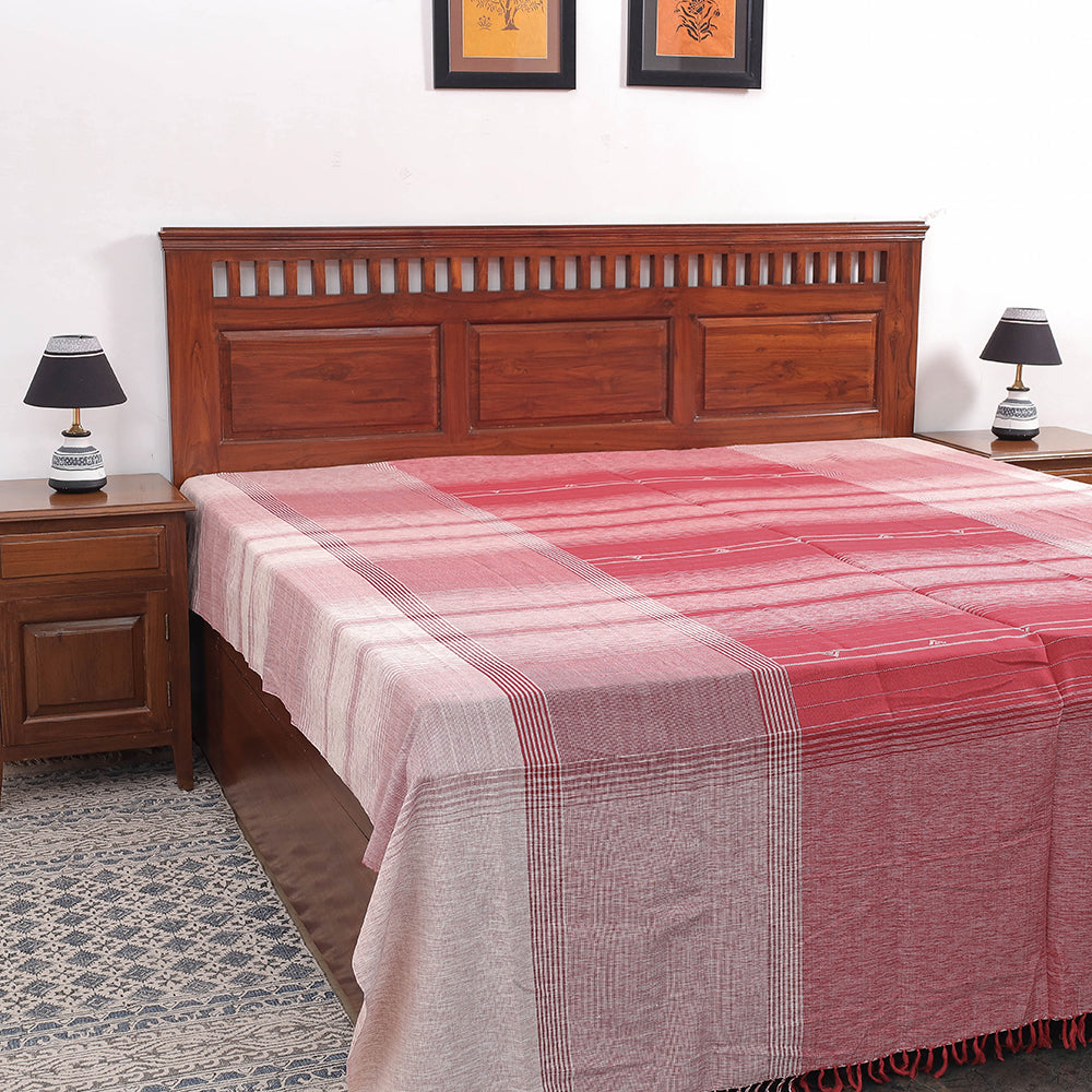 plain double bed cover