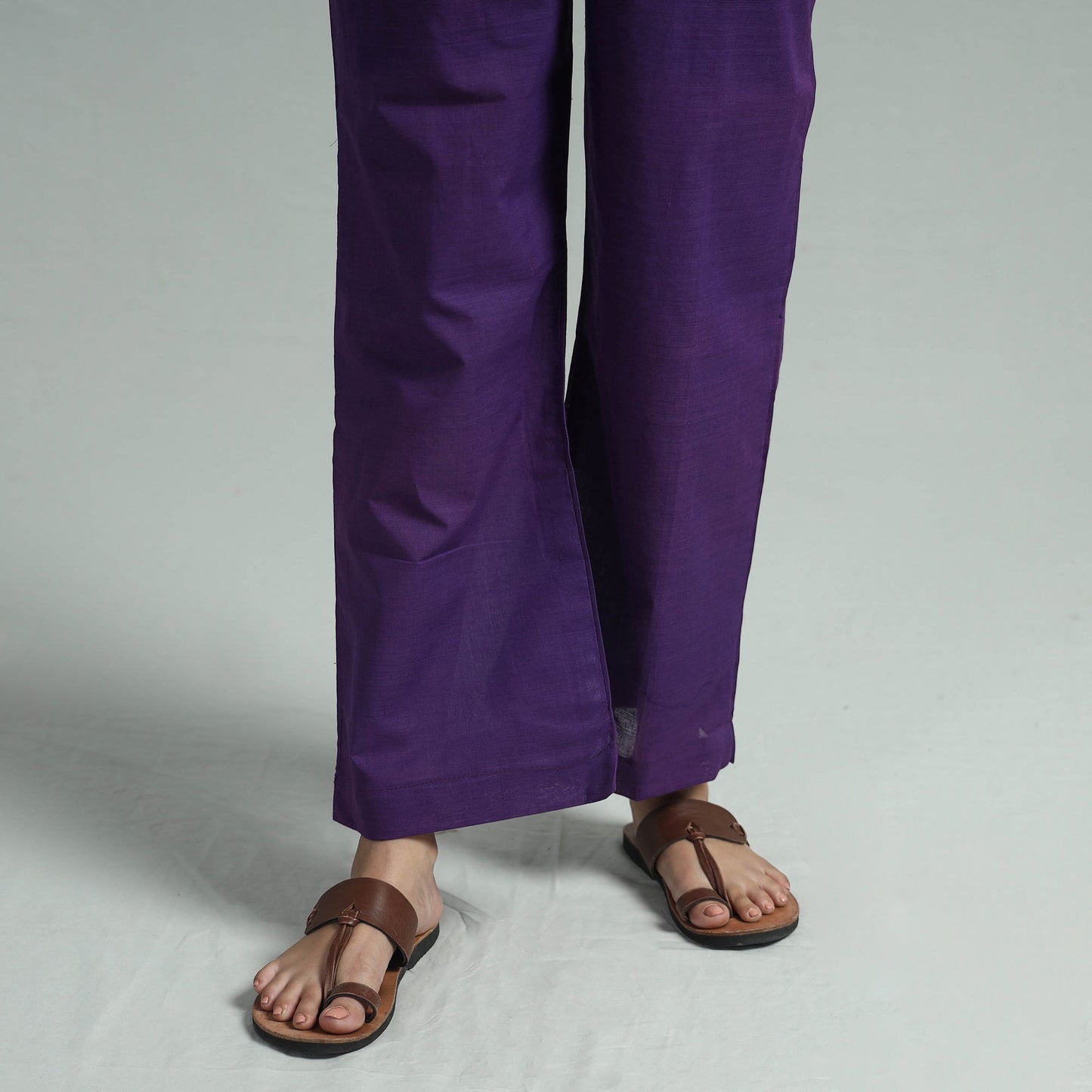 Mangalagiri Handloom Cotton Kurta with Palazzo & Dupatta Set
