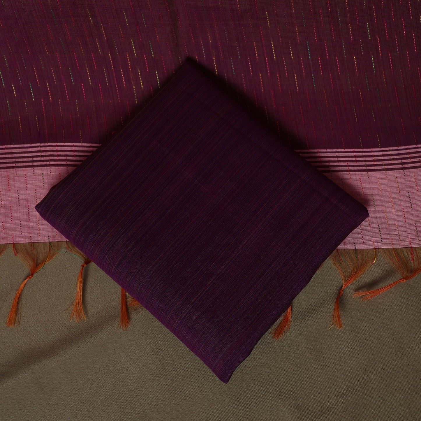 Mangalagiri silk cotton 3pc unstitched dress material