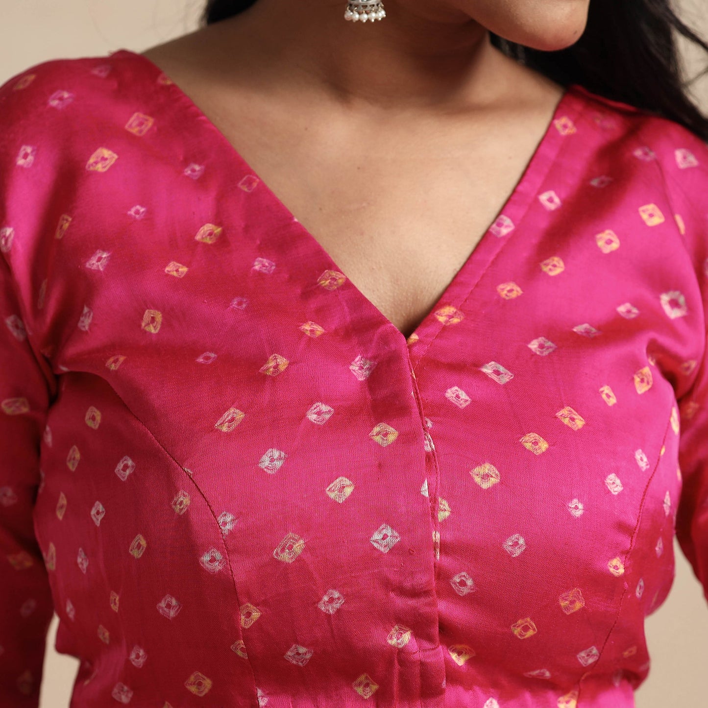 Bandhani Stitched Blouse