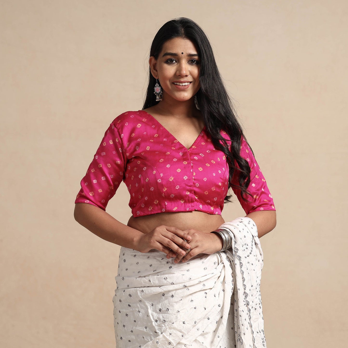 Bandhani Stitched Blouse
