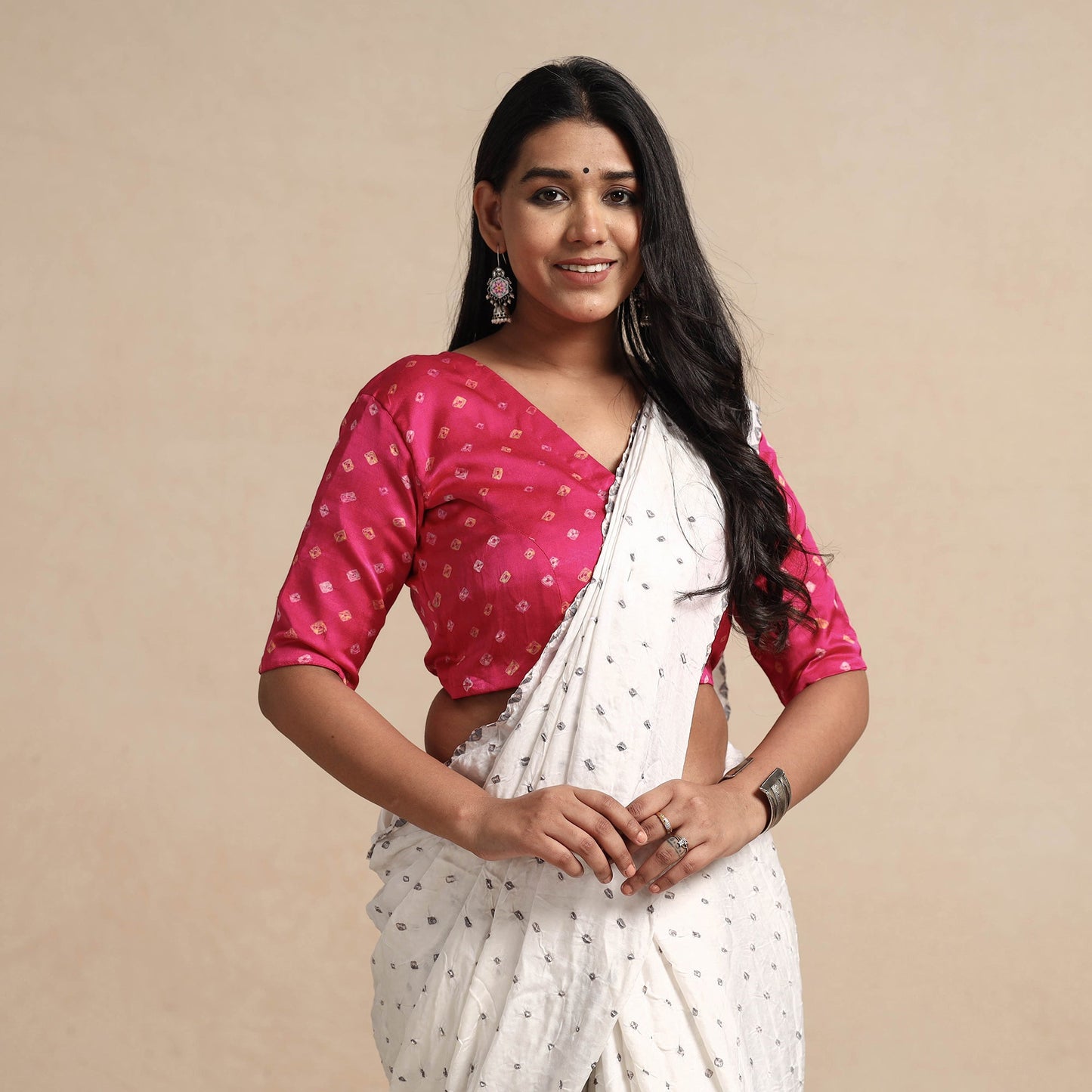 Bandhani Stitched Blouse