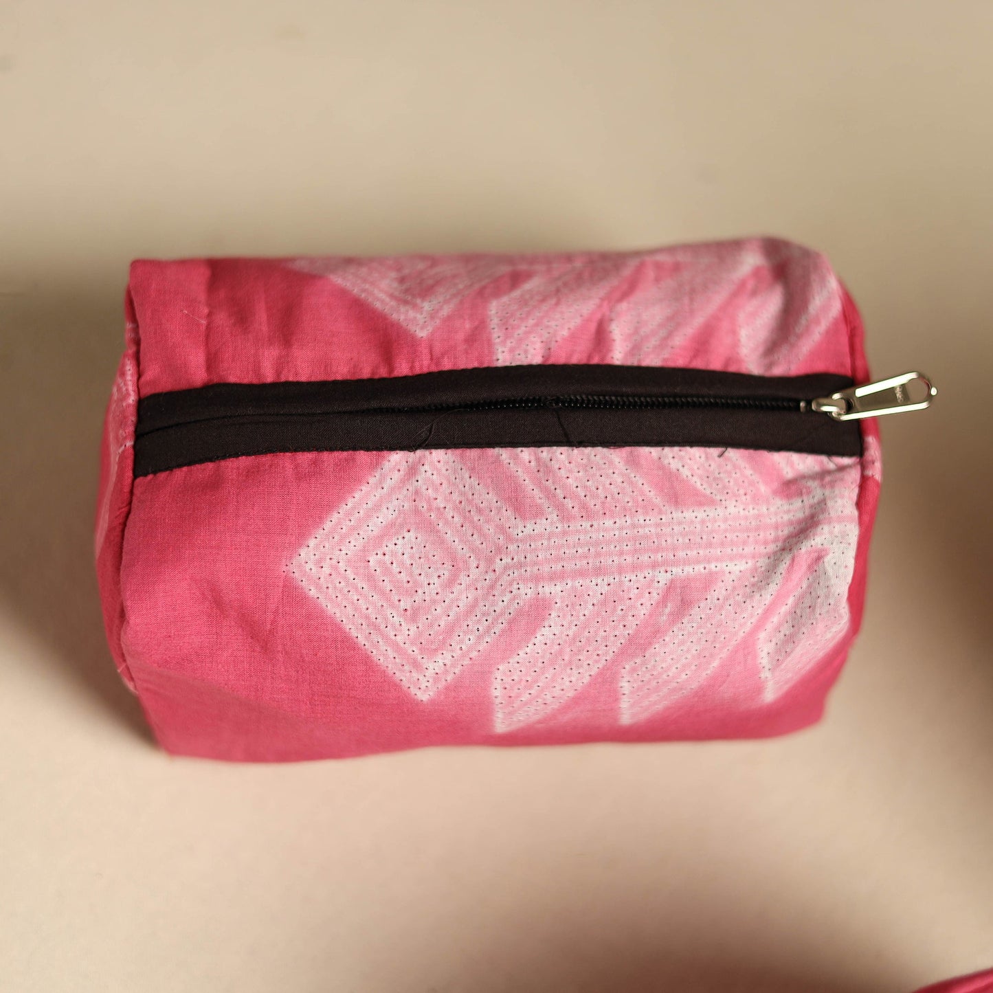 Pink Multipurpose Handmade Toiletry Bags (Set of 3)