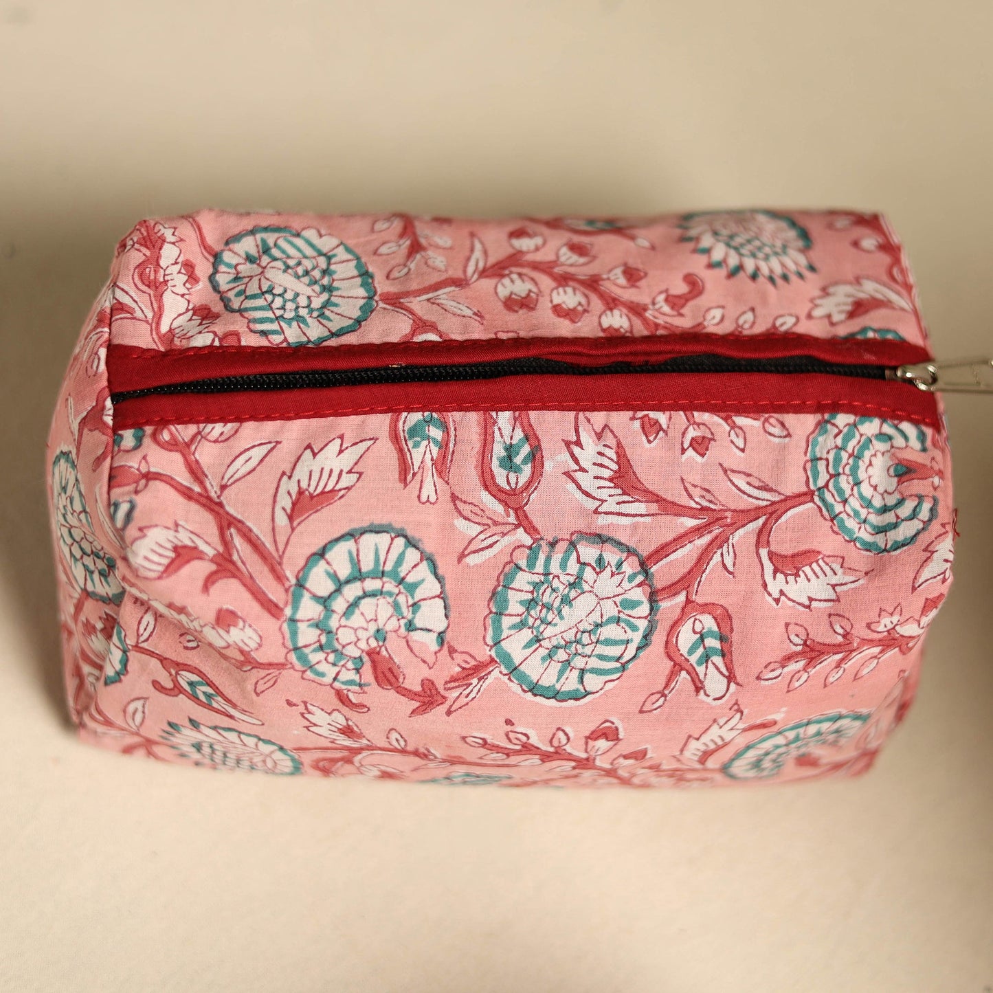 Pink Multipurpose Handmade Toiletry Bags (Set of 3)