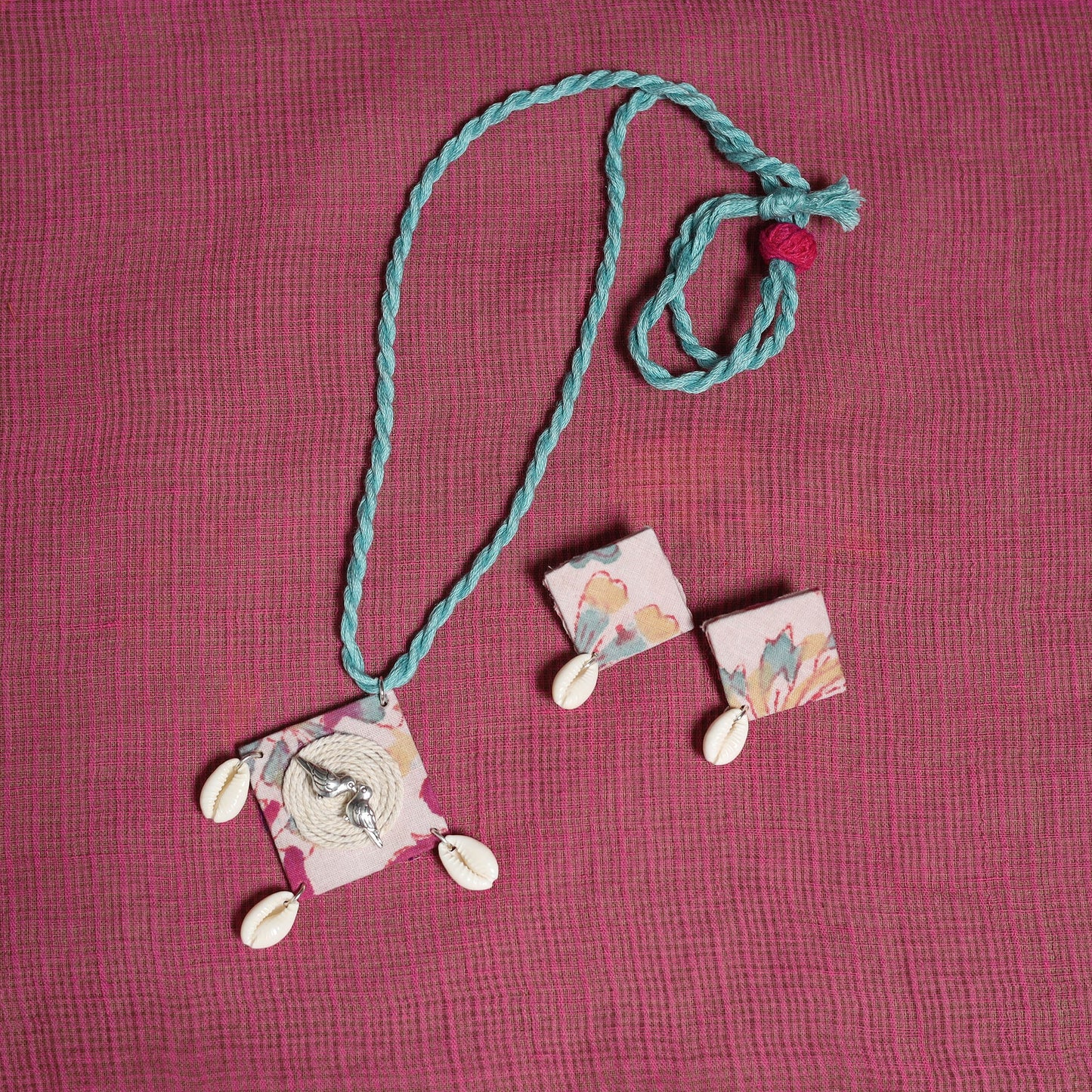 Pink Nazaakat Kota Doria Cotton Saree with Blouse and Jewellery