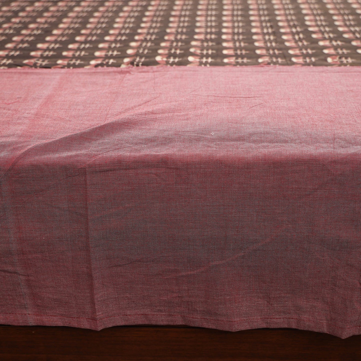 plain double bed cover