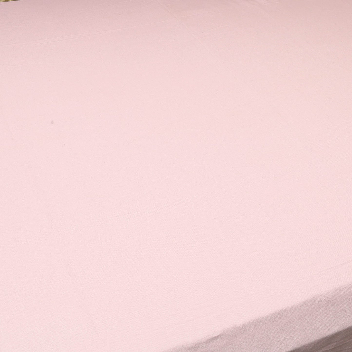 Pink - plain cotton double handloom bed cover (98 x 90 in)