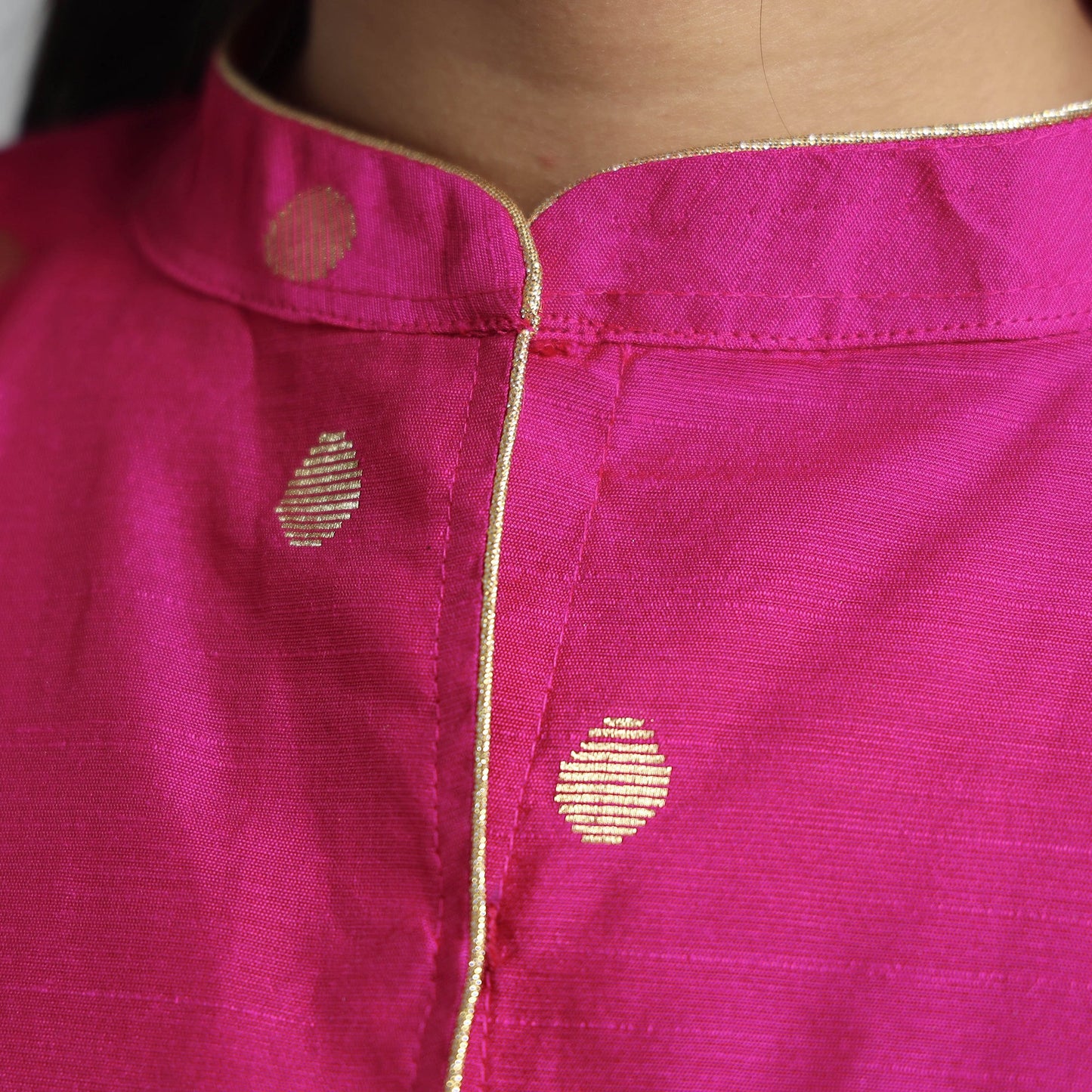 Silk Stitched Blouse
