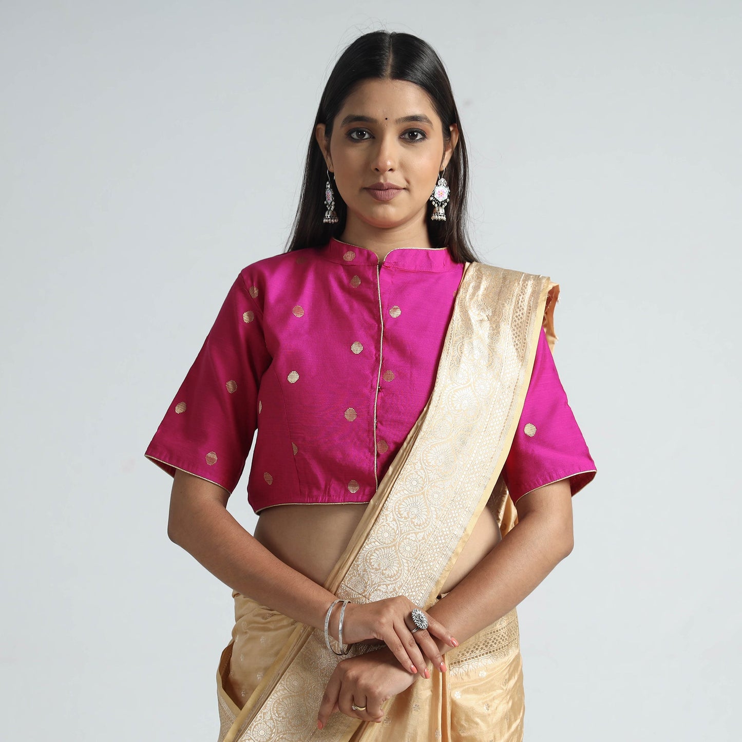 Silk Stitched Blouse