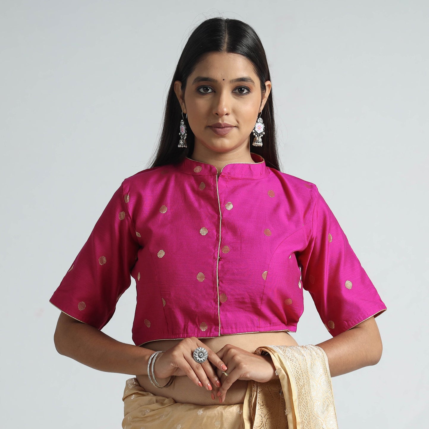 Silk Stitched Blouse