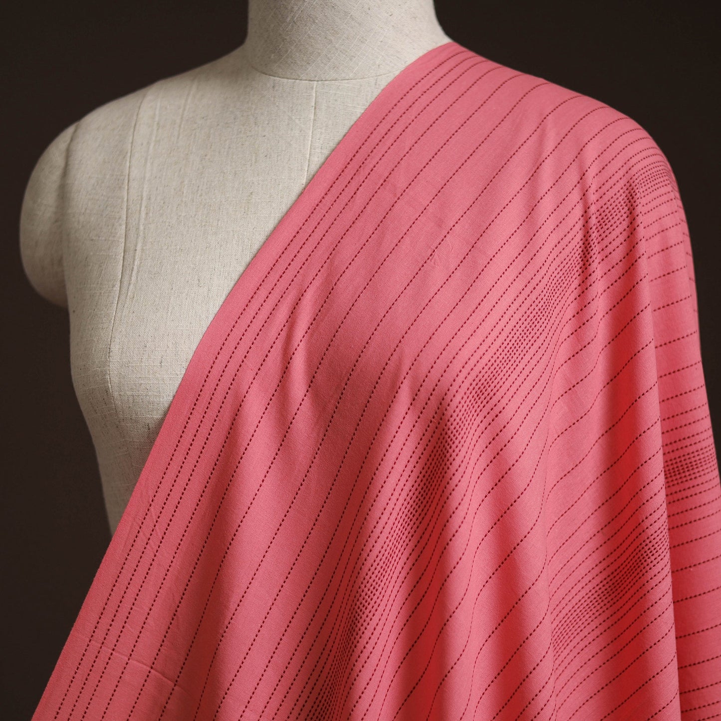 Prewashed cotton jacquard fabric 18 - handcrafted