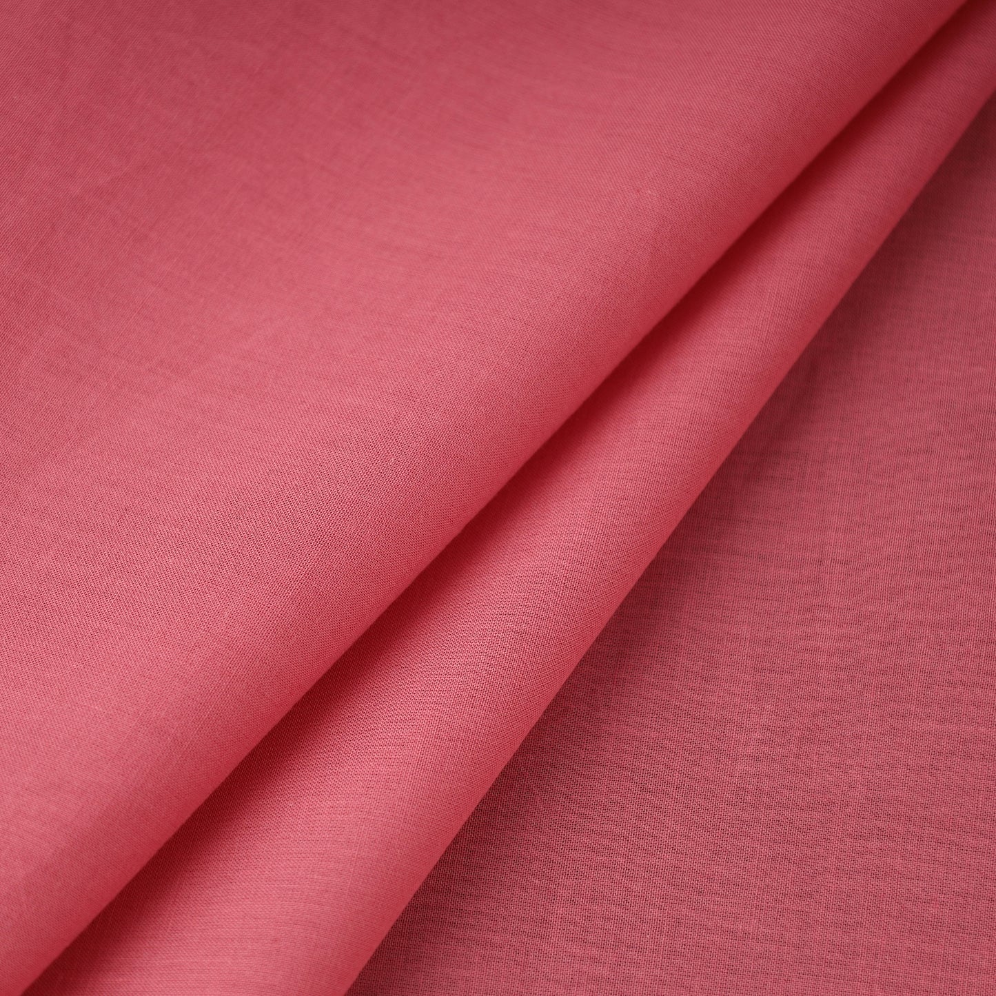 Pink Prewashed Plain Cotton Fabric