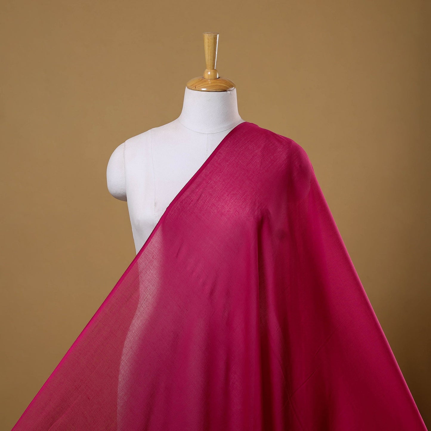 Prewashed mul cotton plain fabric 32 - handcrafted