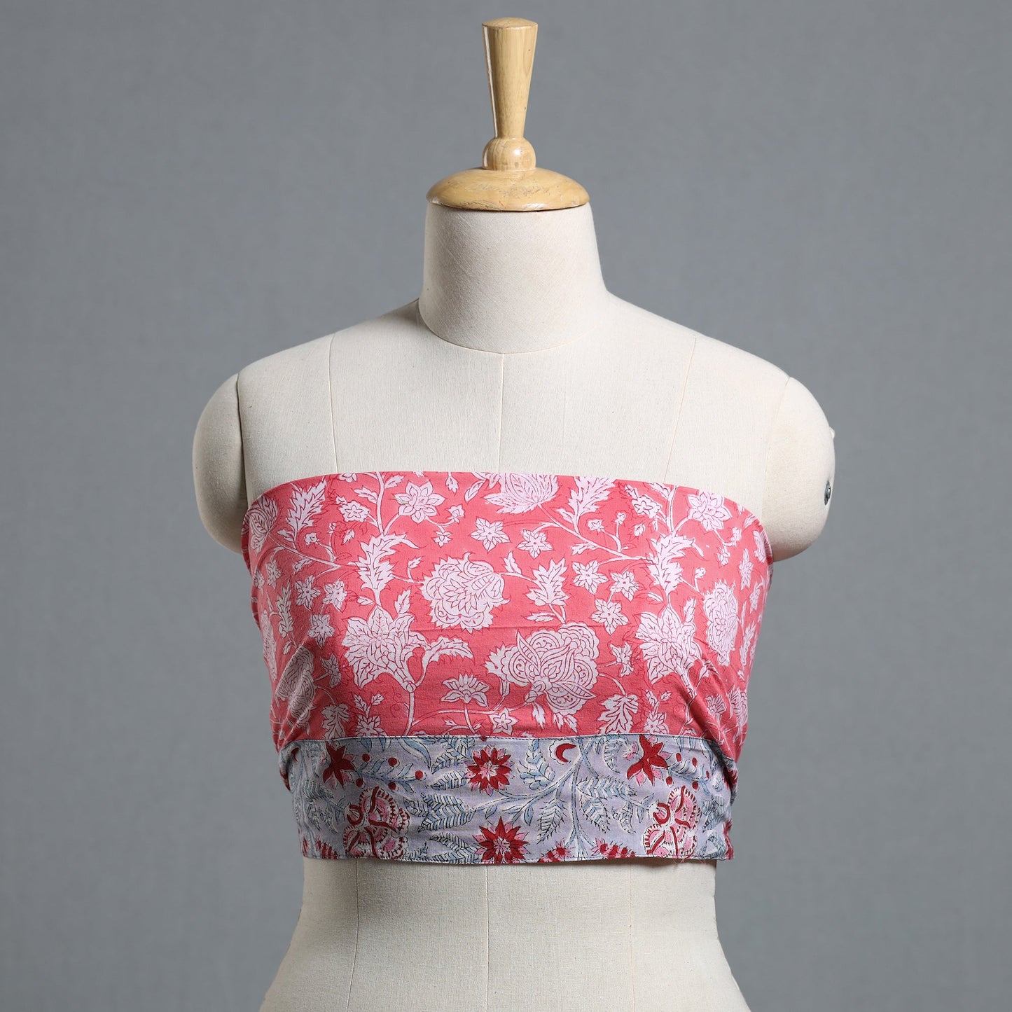 Buy Block Printed Cotton Blouse Piece 51