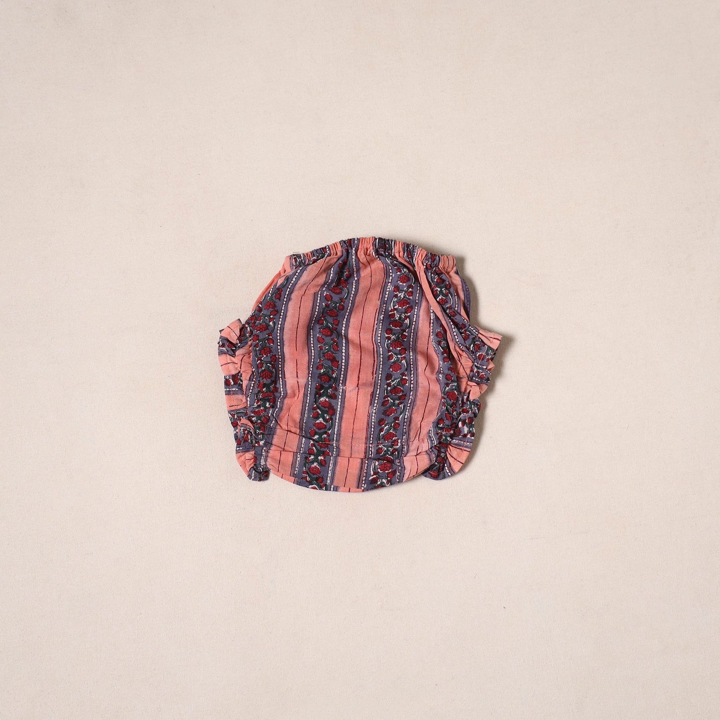 Pink - pure cotton baby girls floral top & shorts (6-12