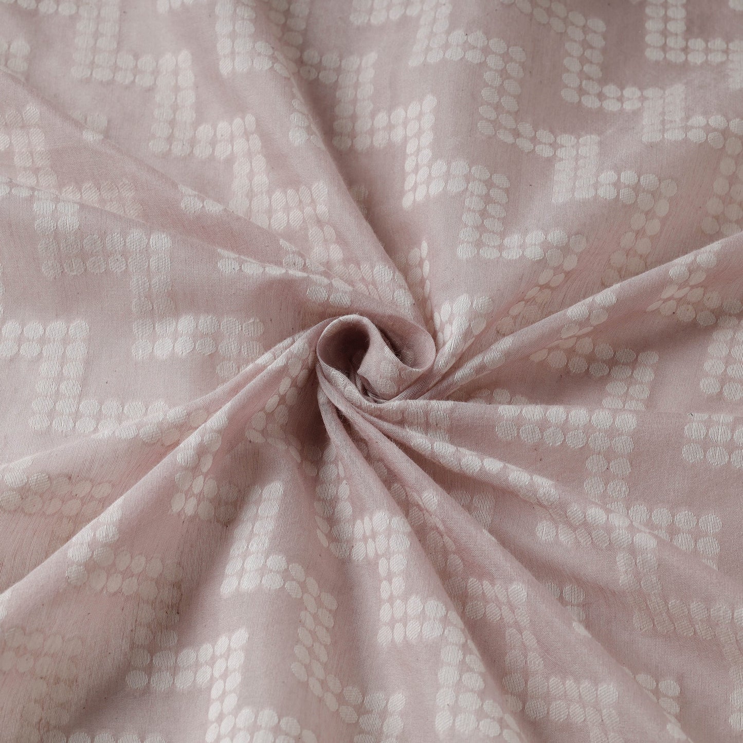 Pure Handwoven Cutwork Buti Cotton Banarasi Fabric